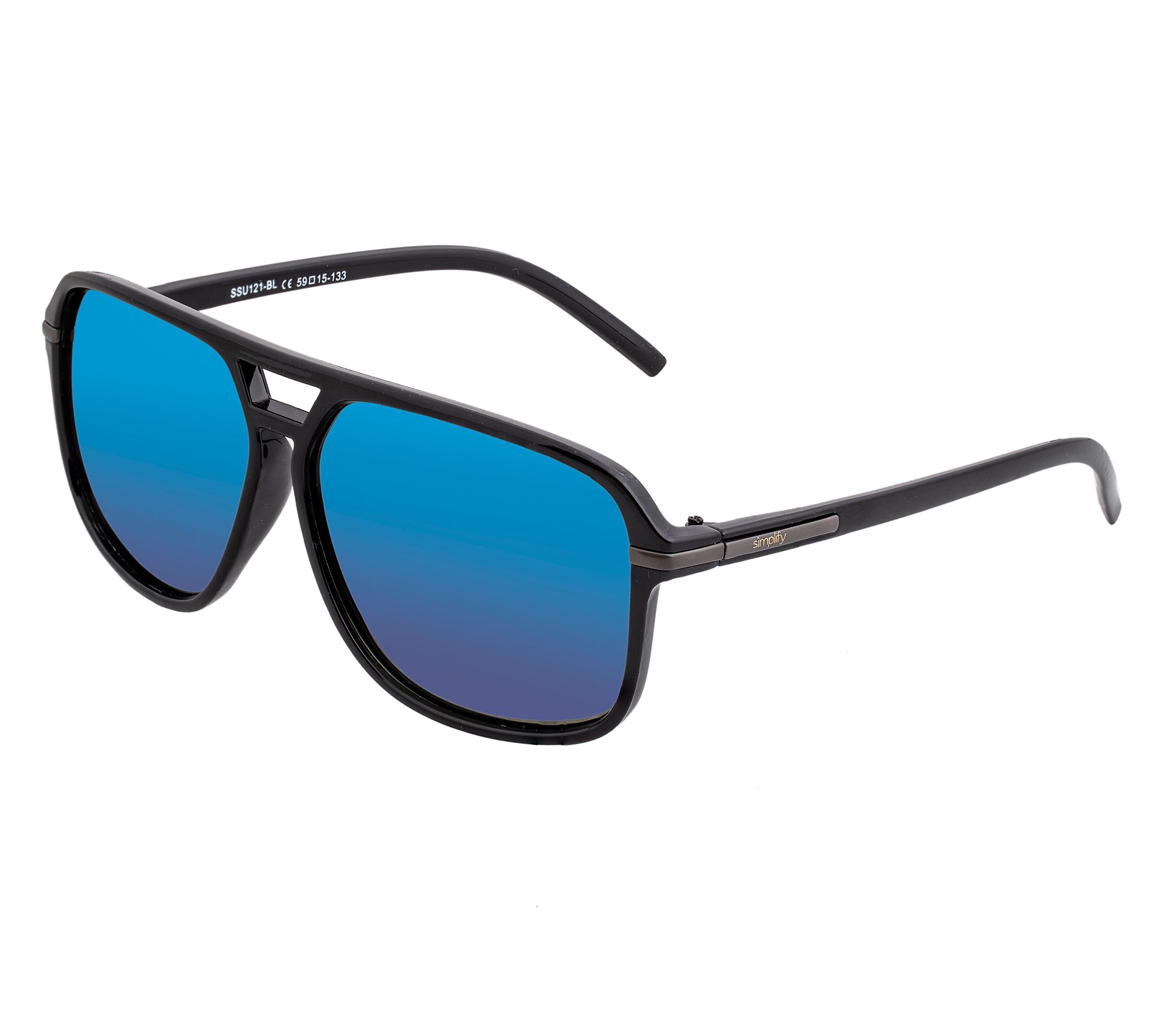 Simplify Men's Polarized Aviator Sunglasses - Reed