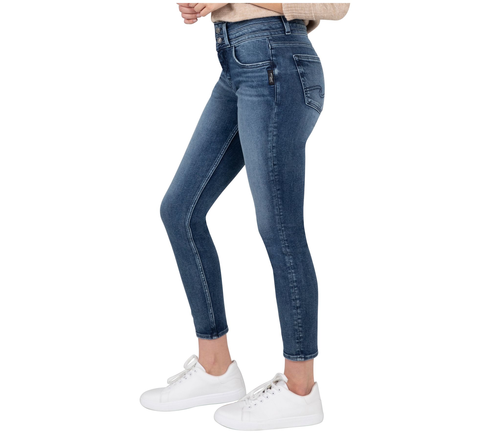 Silver Jeans Co. Avery High Rise Skinny Leg Jeans - EPX353 - QVC.com