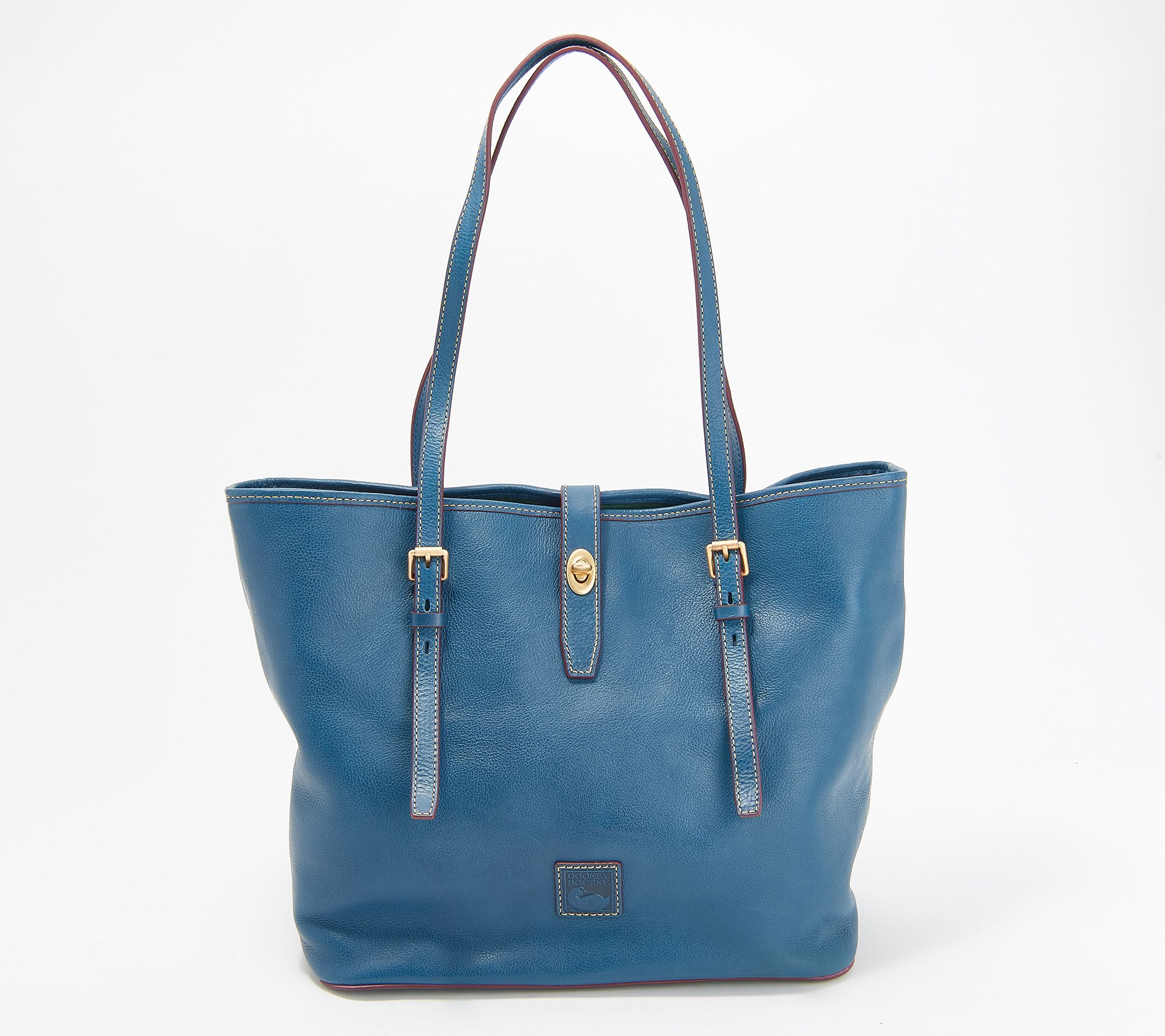Dooney & Bourke Patent Leather Tote Handbag- Janie on QVC 