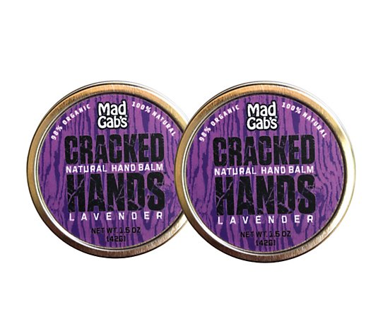 Mad Gab's Cracked Hands Shea Butter Balm 2-Pack