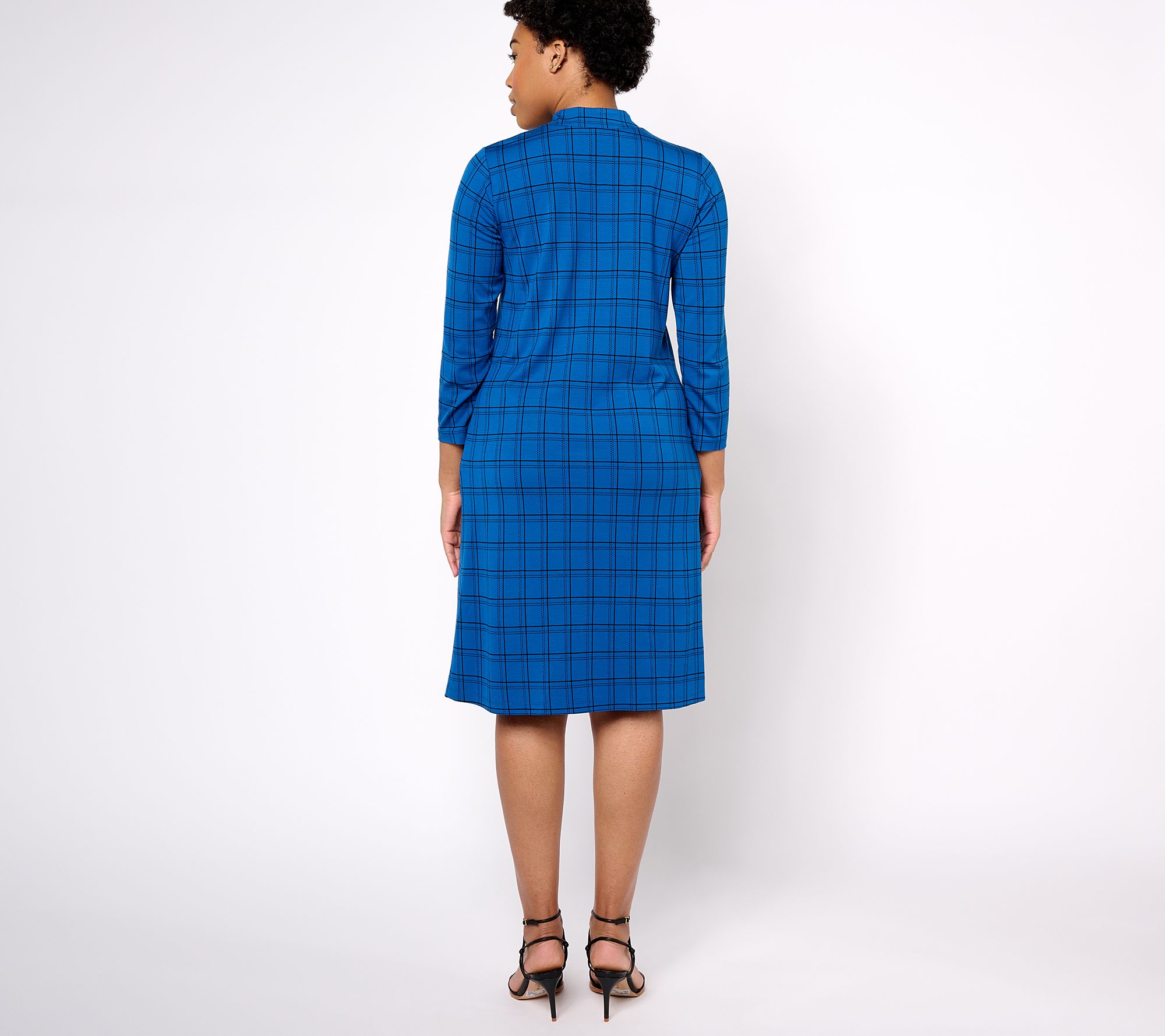 knee length elegant navy blue dress Petal & Pup Women's Laurel Dress
