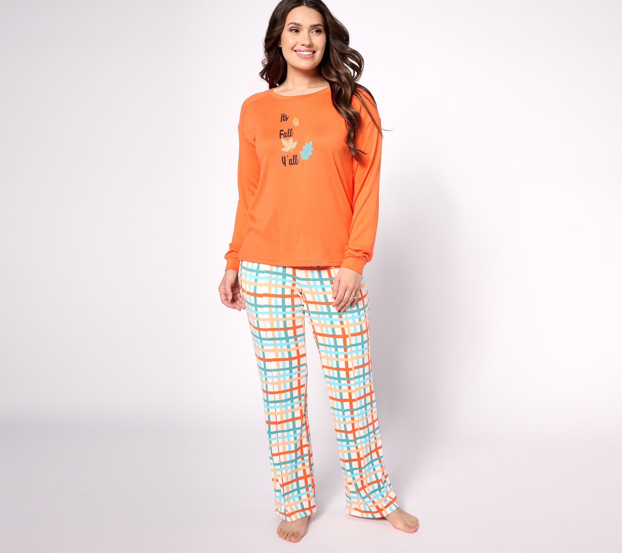 MUK LUKS Butter Knit Harvest Novelty Lounge Set