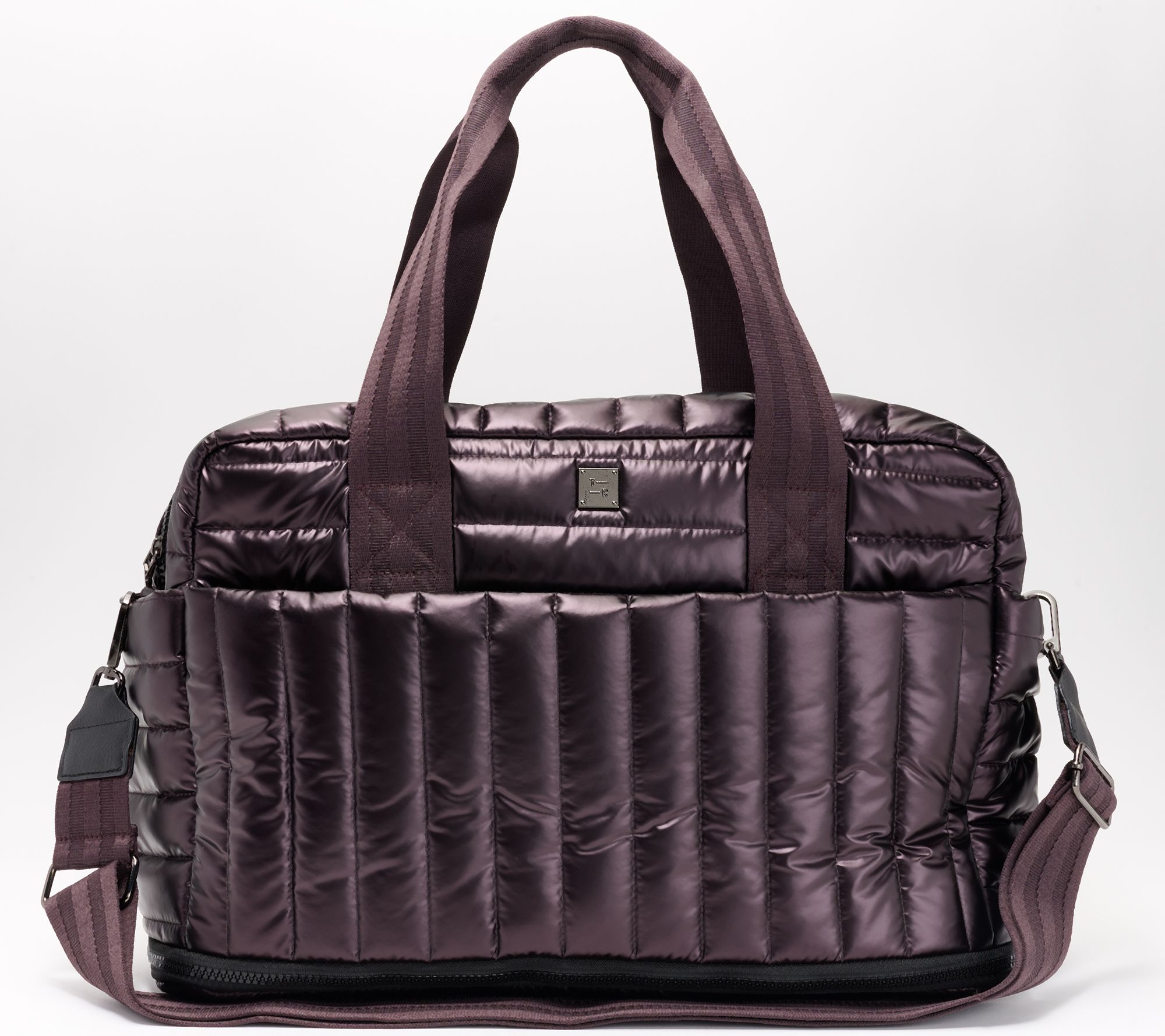 Think Royln Expandable Duffle Bag -The Weekender ,Fuchsia Noir
