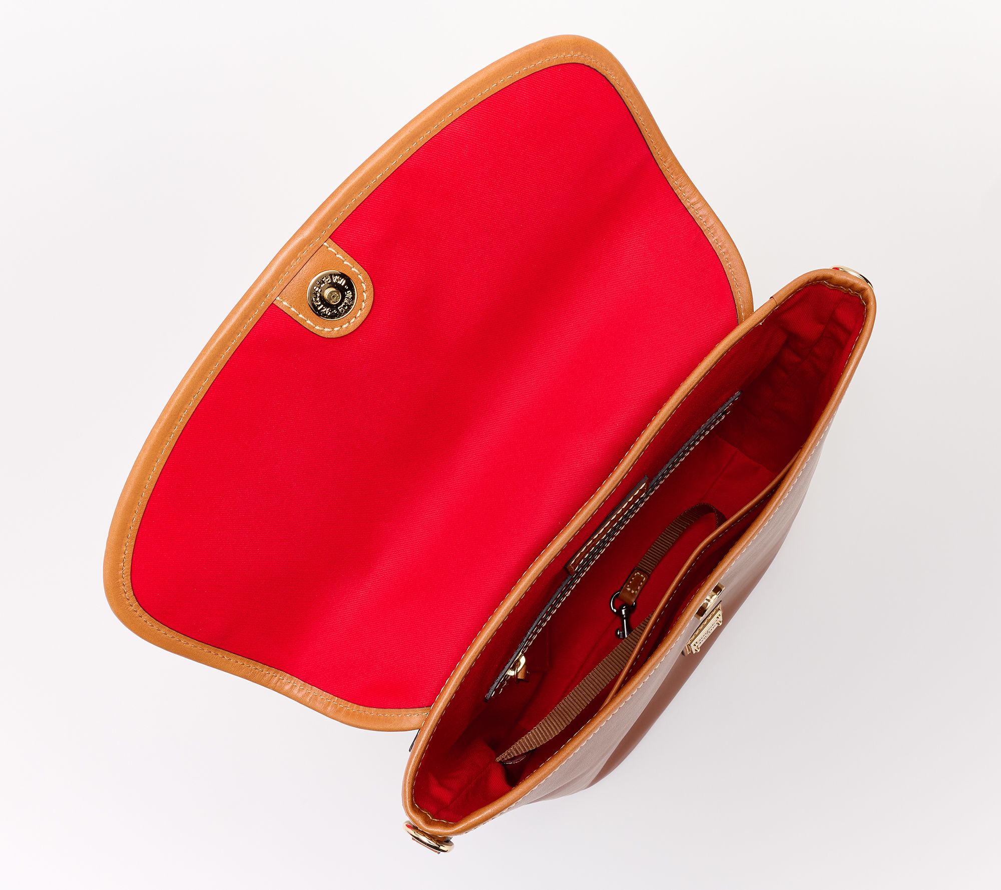 "As Is" Dooney & Bourke Wexford Leather Large Dottie Crossbody