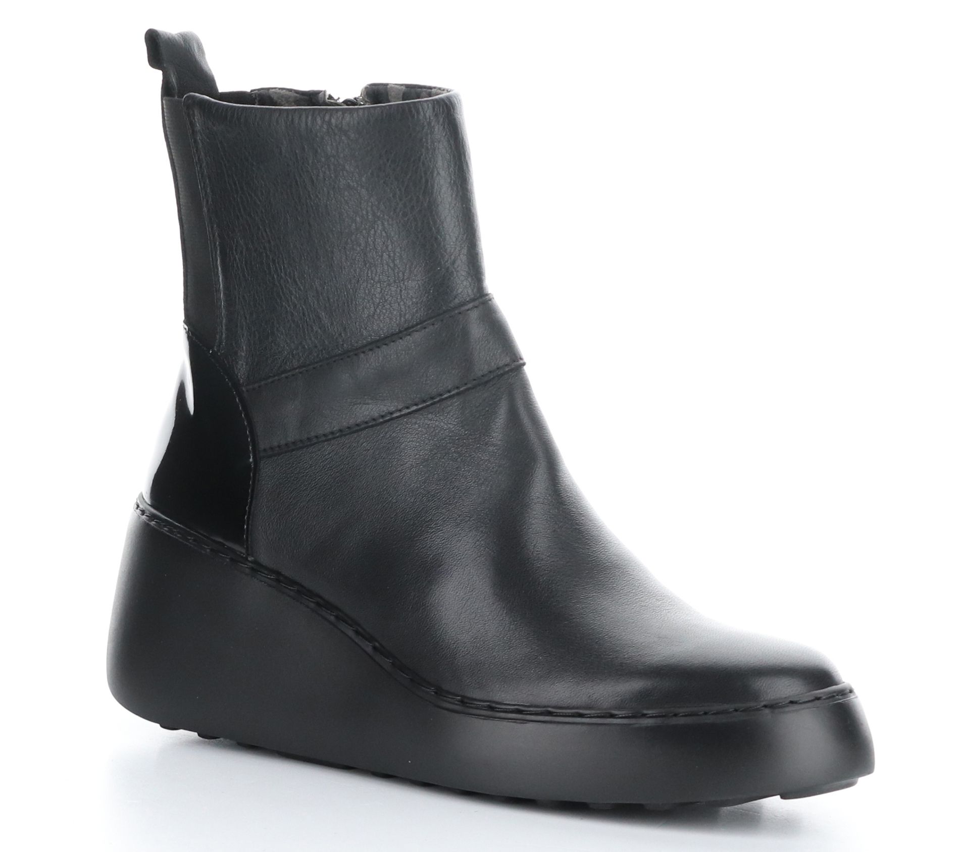 Fly London Zip Up Leather Boots - Doxe - QVC.com