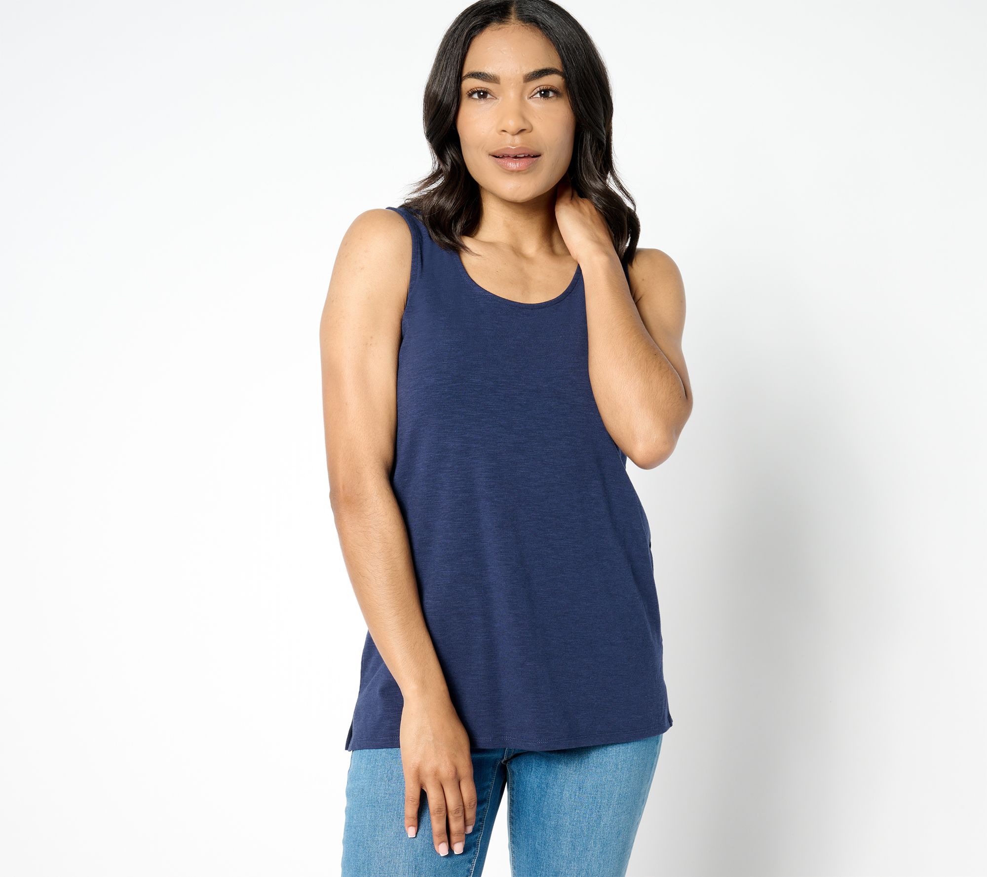 Belle by Kim Gravel Slub_Knit Tank