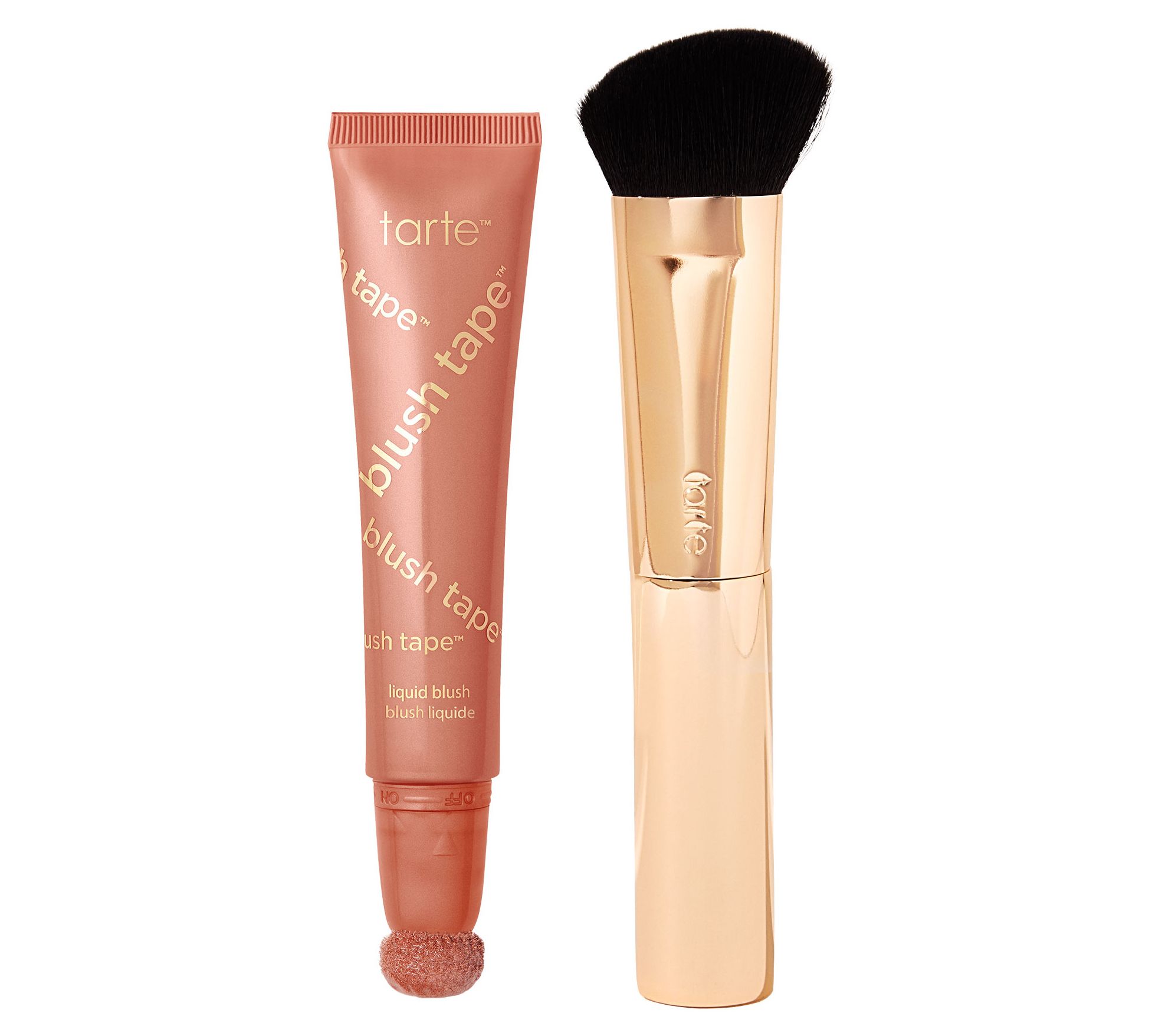 tarte Blush Tape Liquid Glow Blush with Sculpting Brush