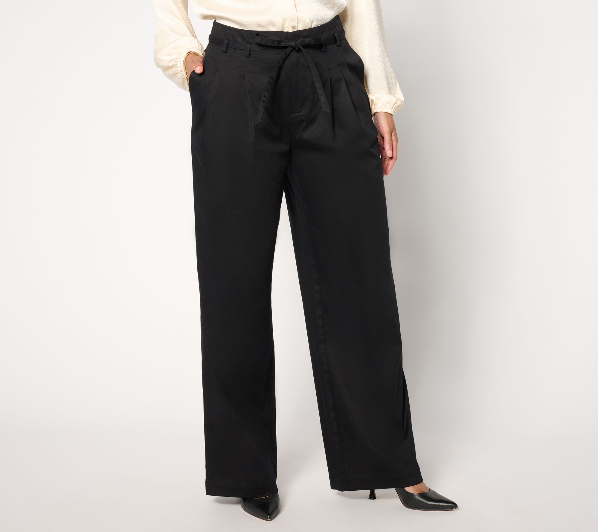 BEAUTIFUL by Lawrence Zarian Regular Stretch Cotton Sateen Trouser