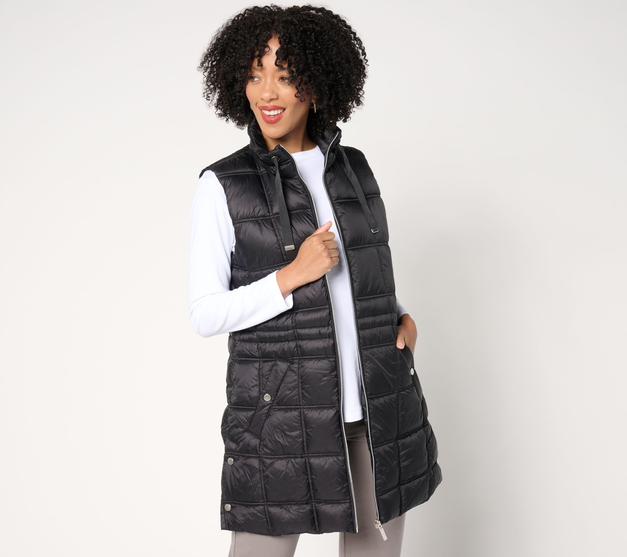 Weatherproof Long Box Quilted Vest