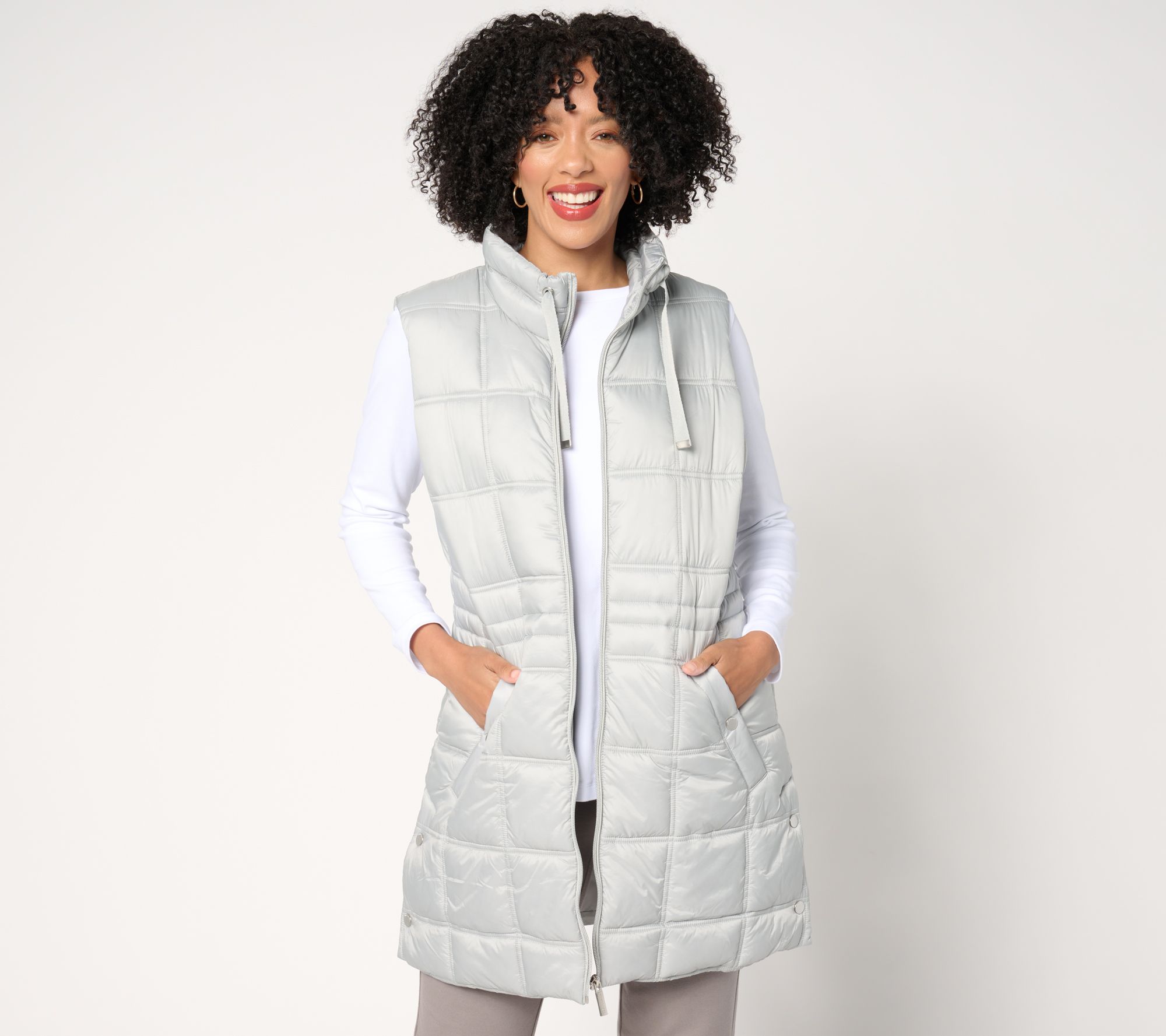 Weatherproof Long Box Quilted Vest