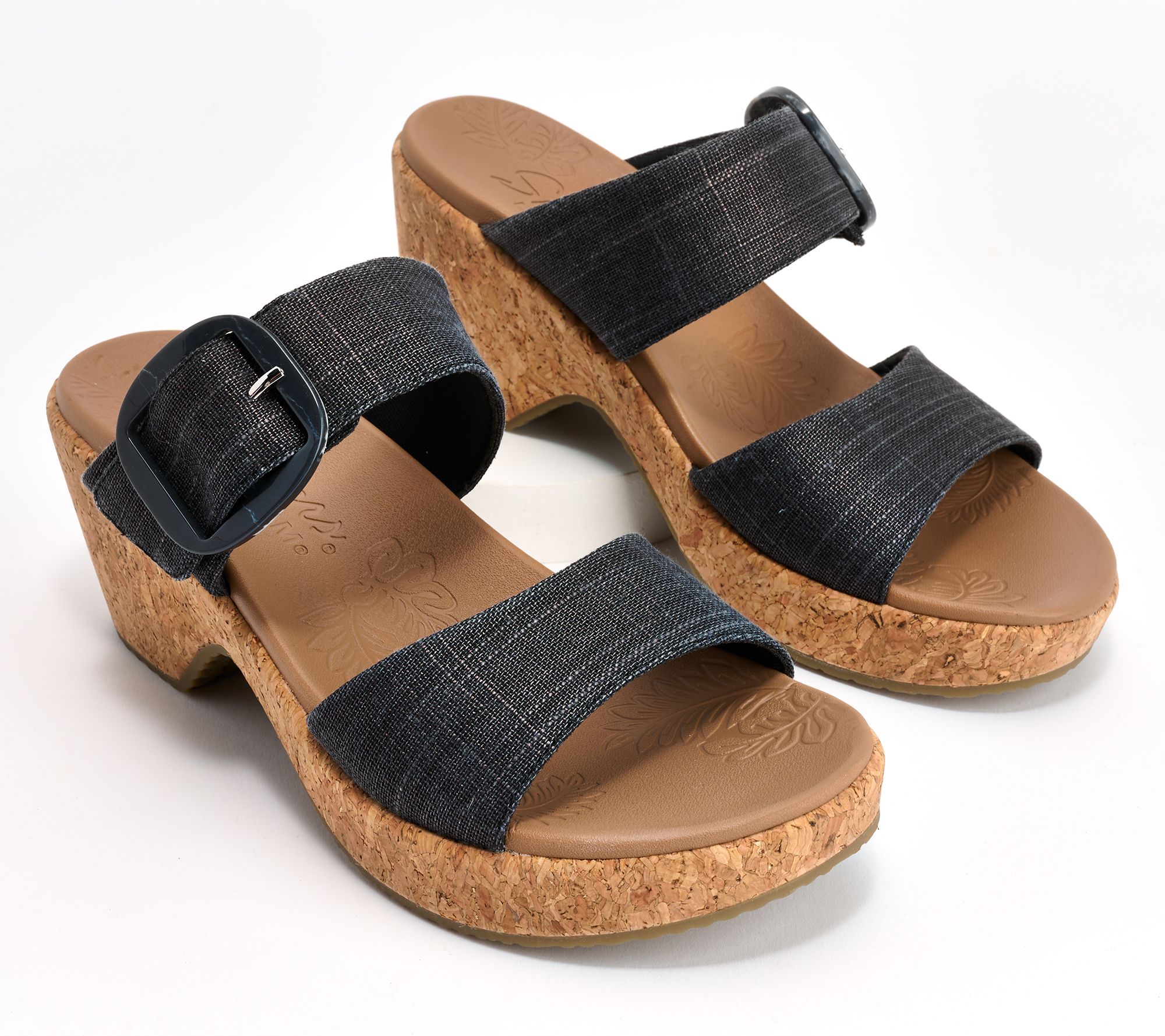 "As Is" Skechers Brystol Vegan Adjustable Heeled Sandals