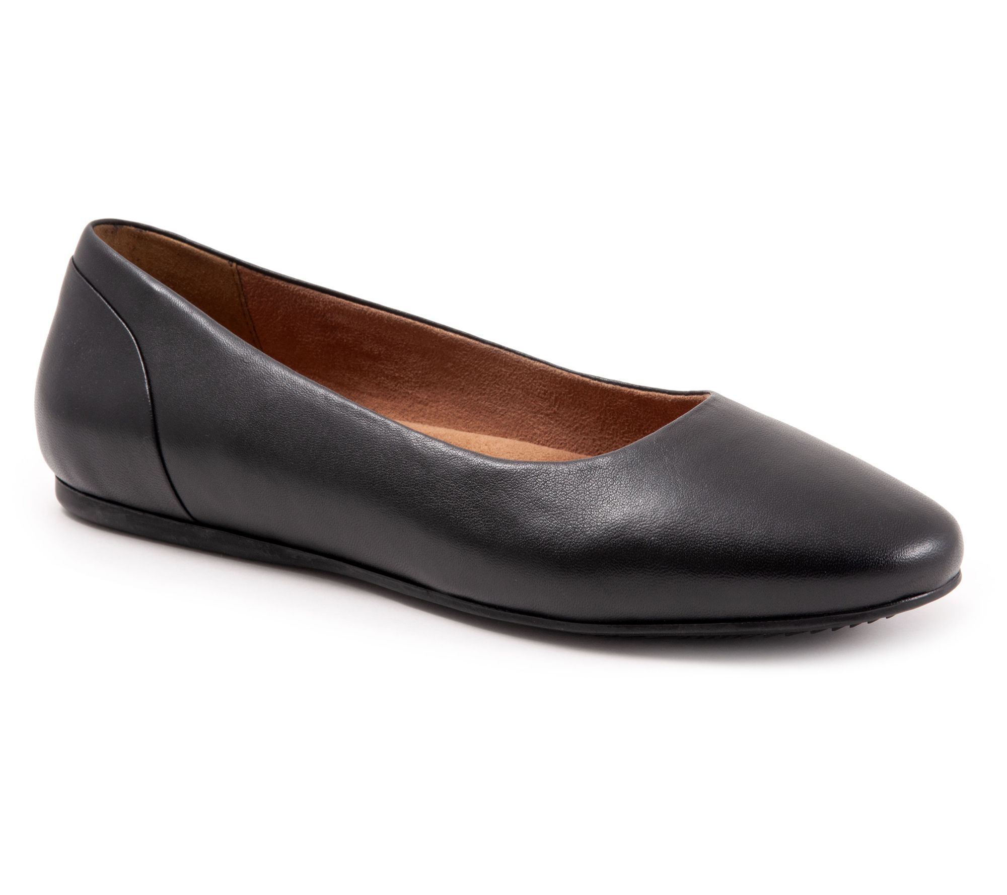 Softwalk Shiraz Leather Slip On Ballet Flat