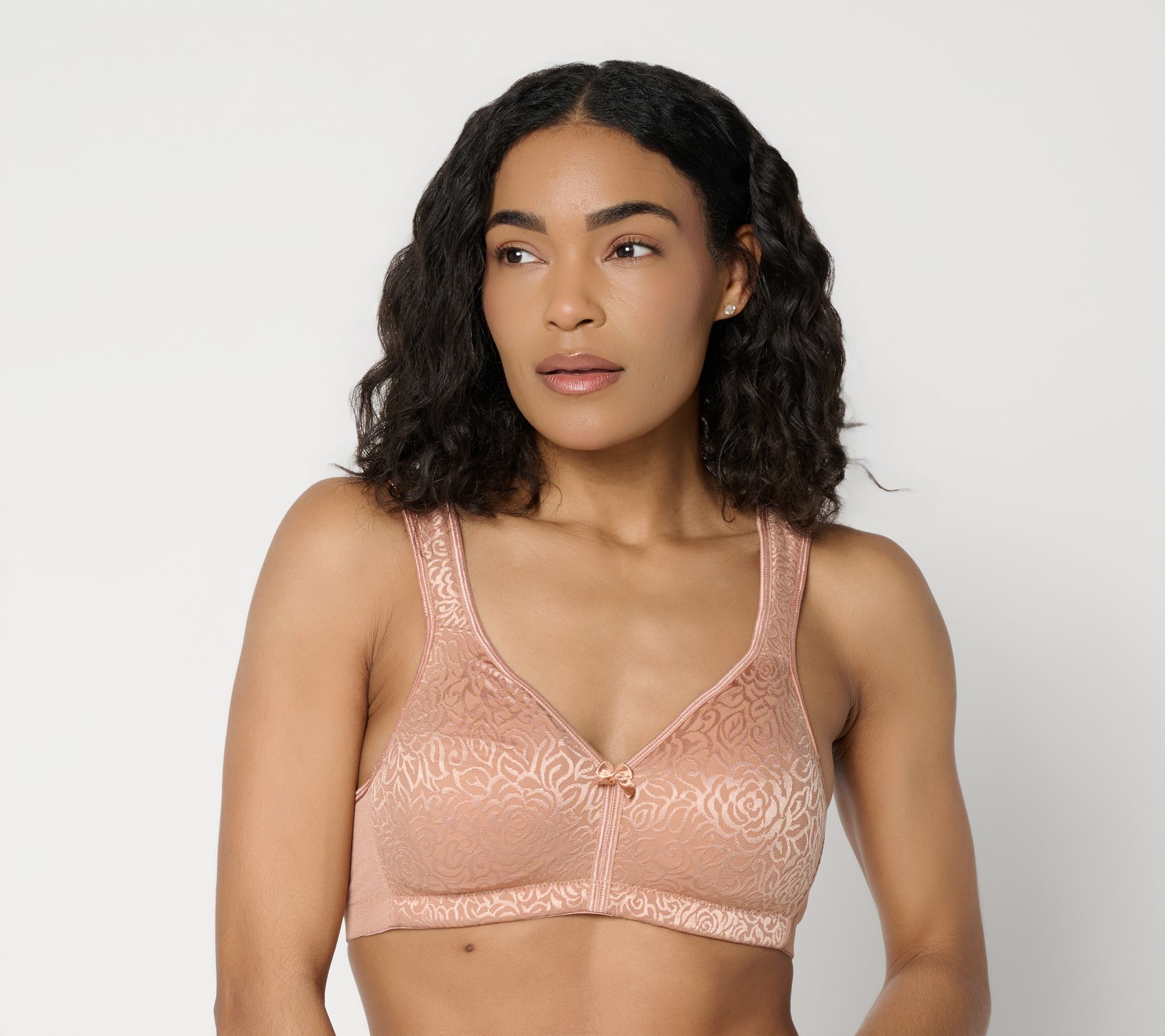 Breezies Wild Rose Seamless Underwire Support Bra -Fashion