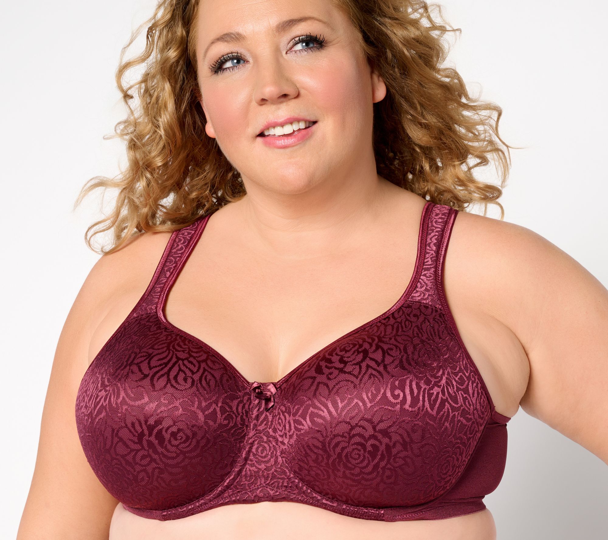 Breezies Wild Rose Seamless Underwire Support Bra -Fashion
