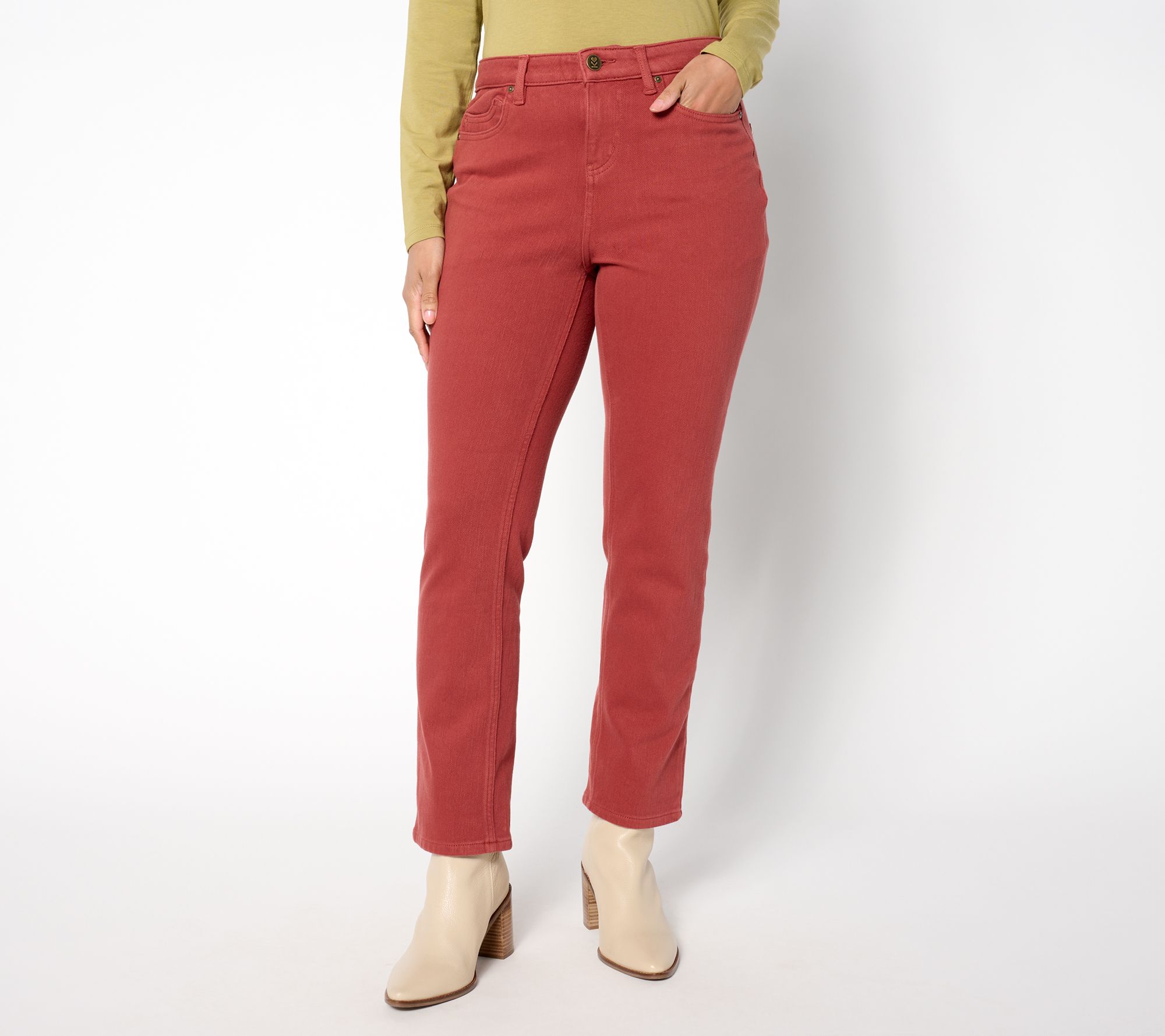 "As Is" Belle by Kim Gravel Reg Flexibelle Curvy Pocket Jean