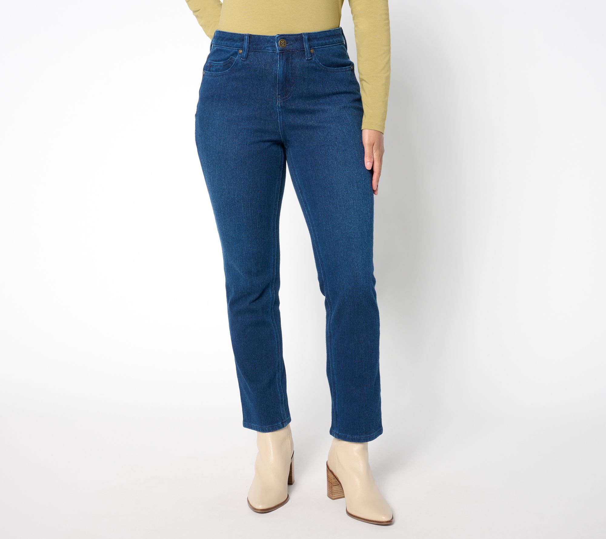 "As Is" Belle by Kim Gravel Reg Flexibelle Curvy Pocket Jean