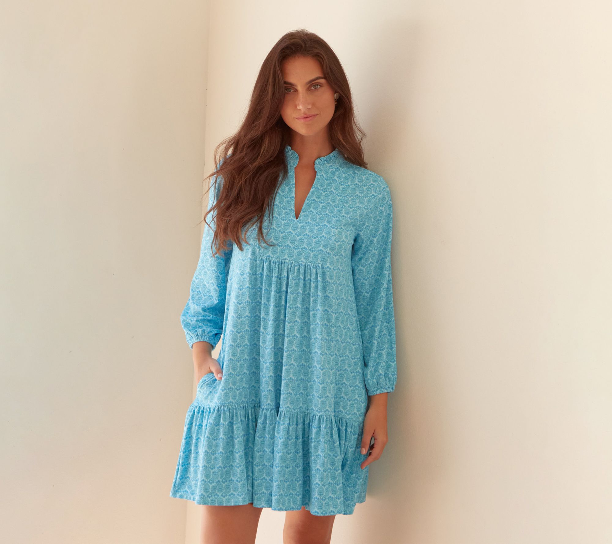 Cabana Life Relaxed Fit Drop Waist Dress UPF 50