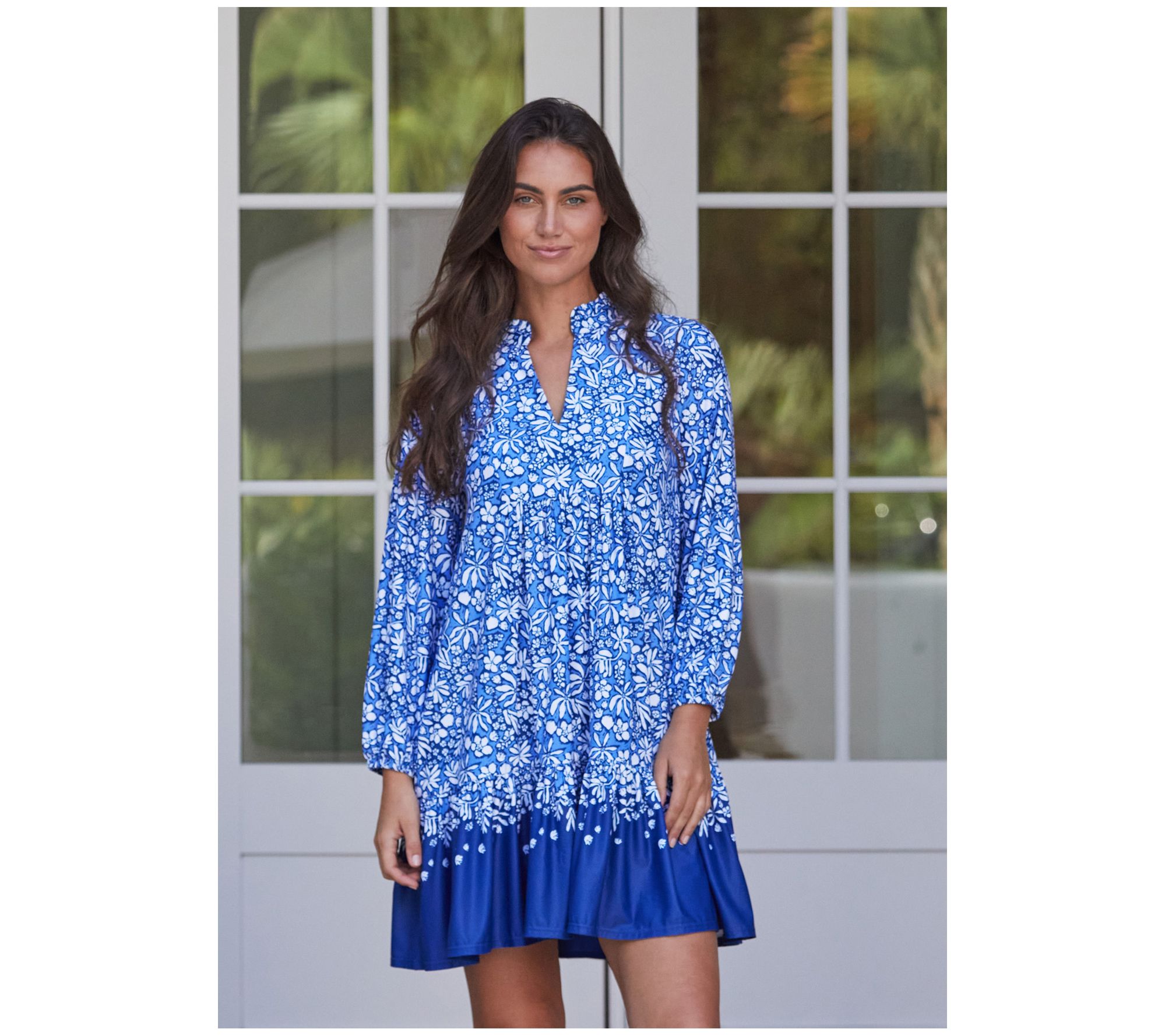 Cabana Life Relaxed Fit Drop Waist Dress UPF 50