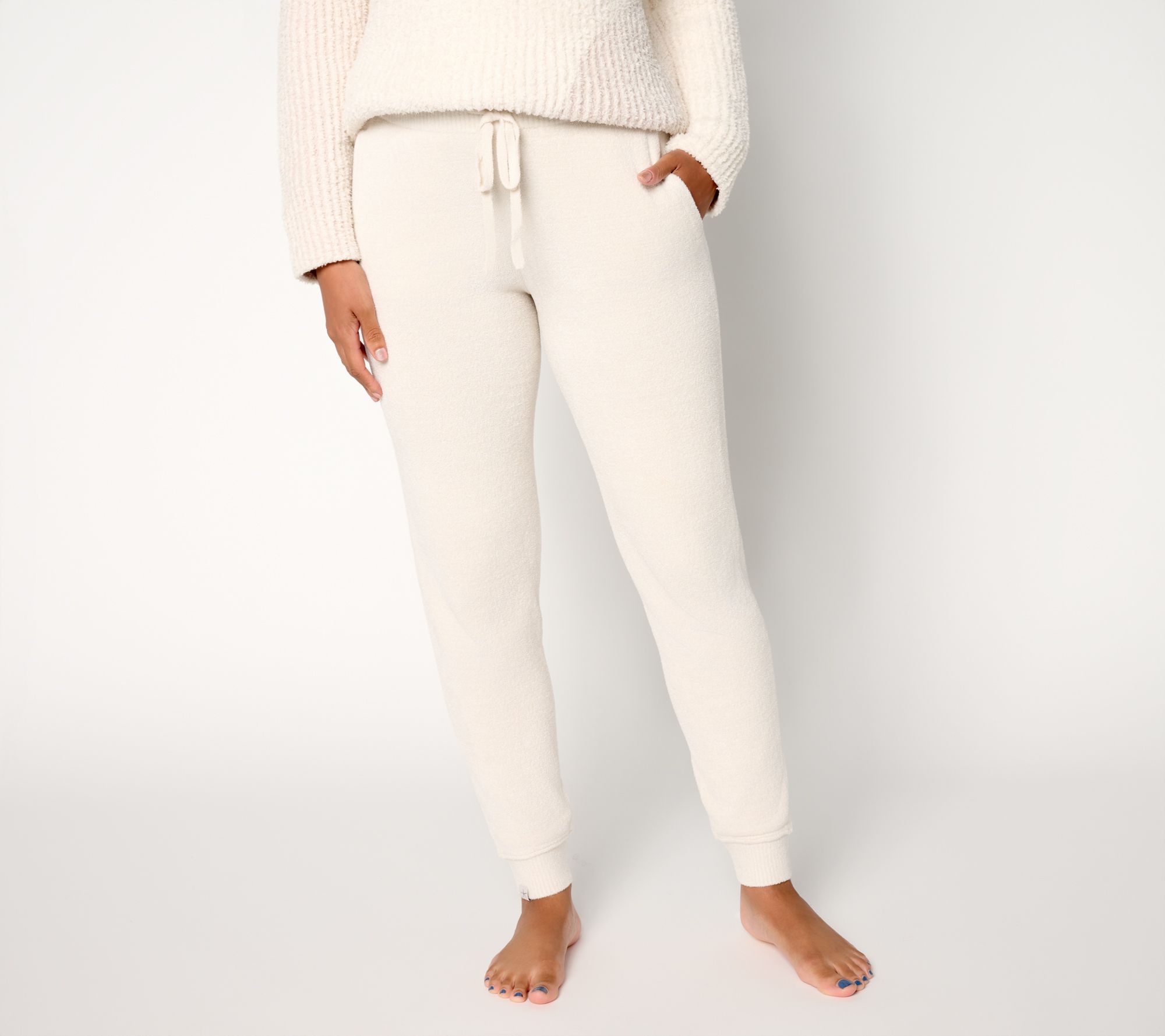 Barefoot Dreams Reg. CozyChic Ultra Lite Jersey Roll Cuff Jogger