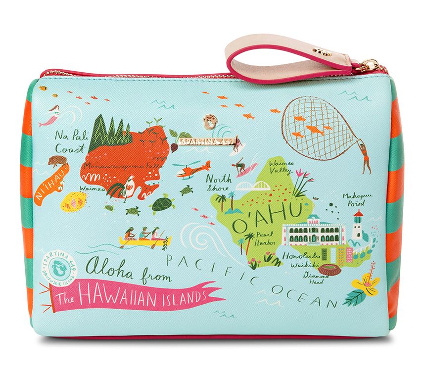 Spartina 449 "Greetings From" Carry All Case Bag