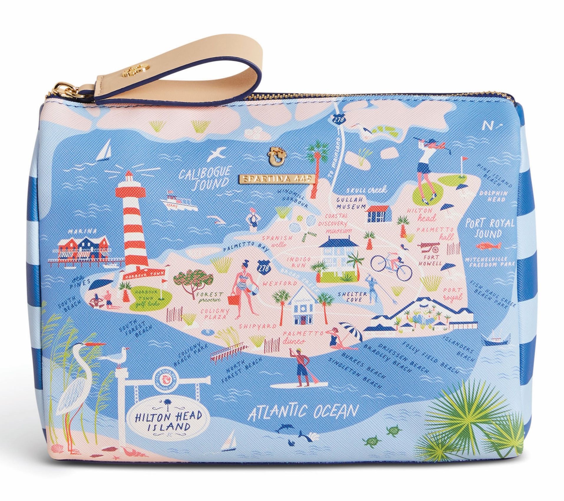 Spartina 449 "Greetings From" Carry All Case Bag