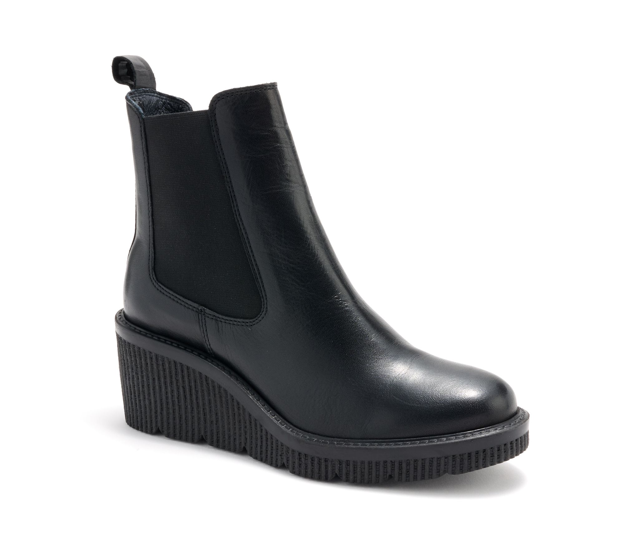 Miz Mooz Leather Wedge Boots - Averie