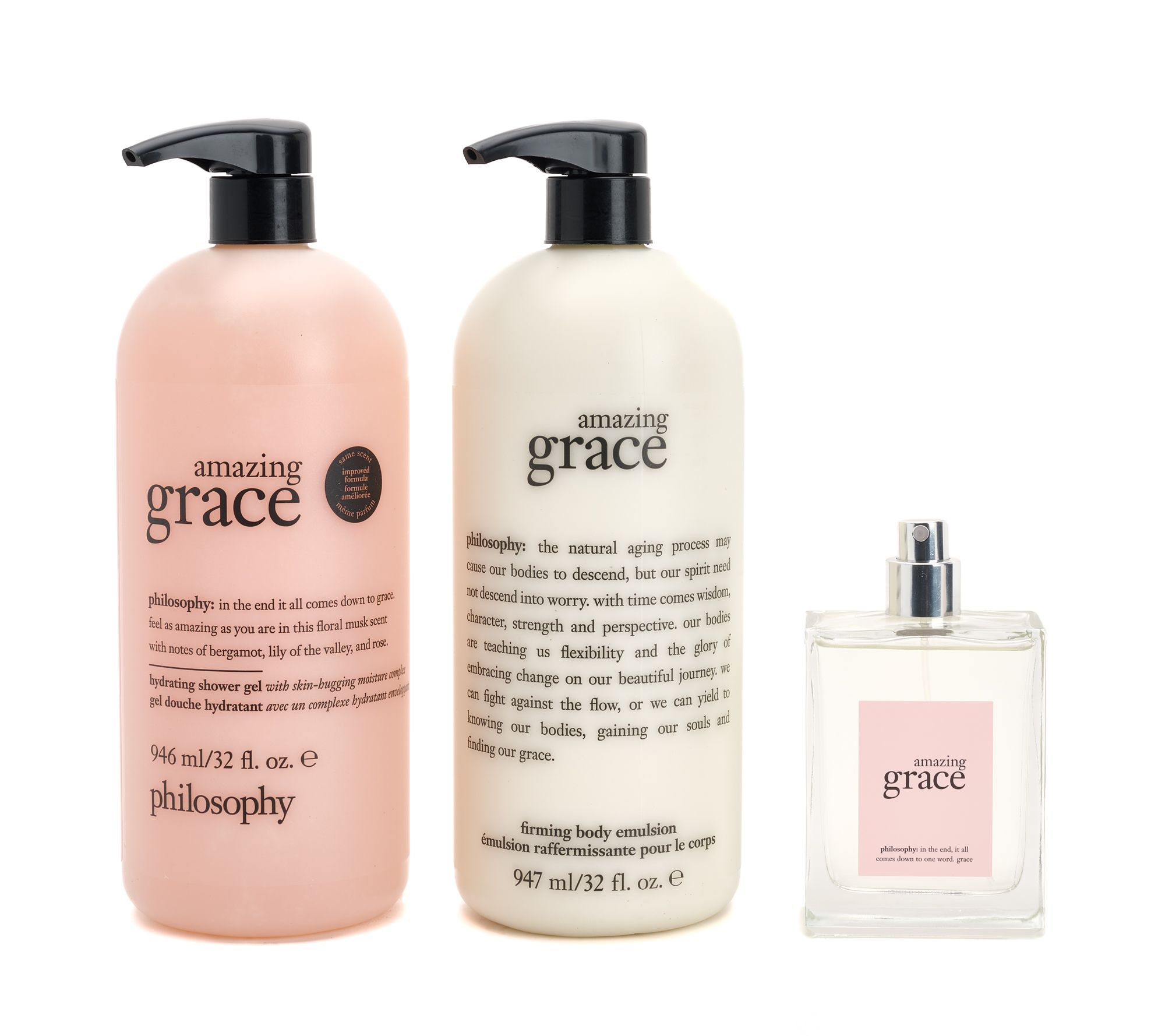 philosophy amazing grace supersize 3pc layering sets