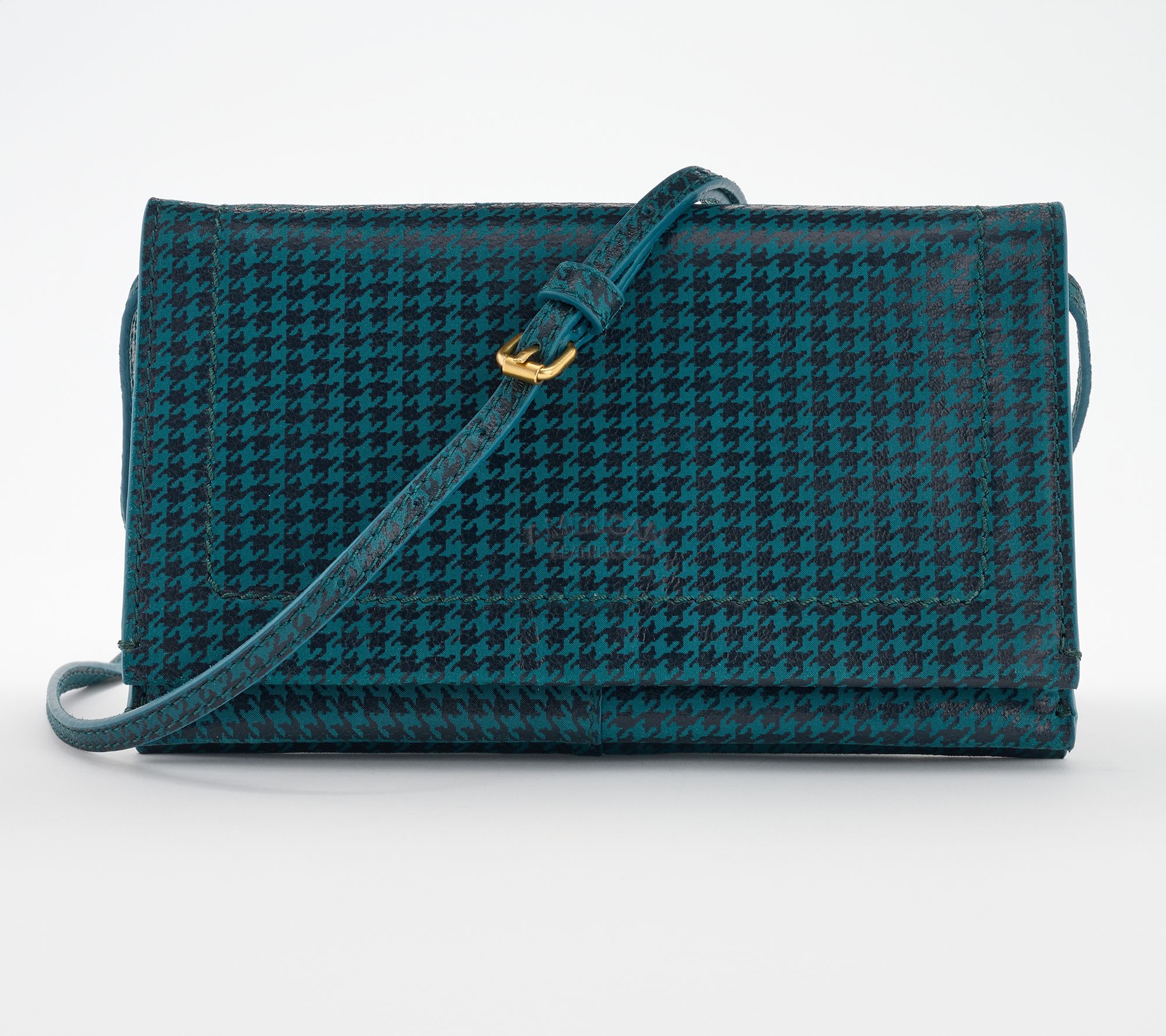 "As Is" American Leather Co. Teddy Pebble Lthr Crossbody