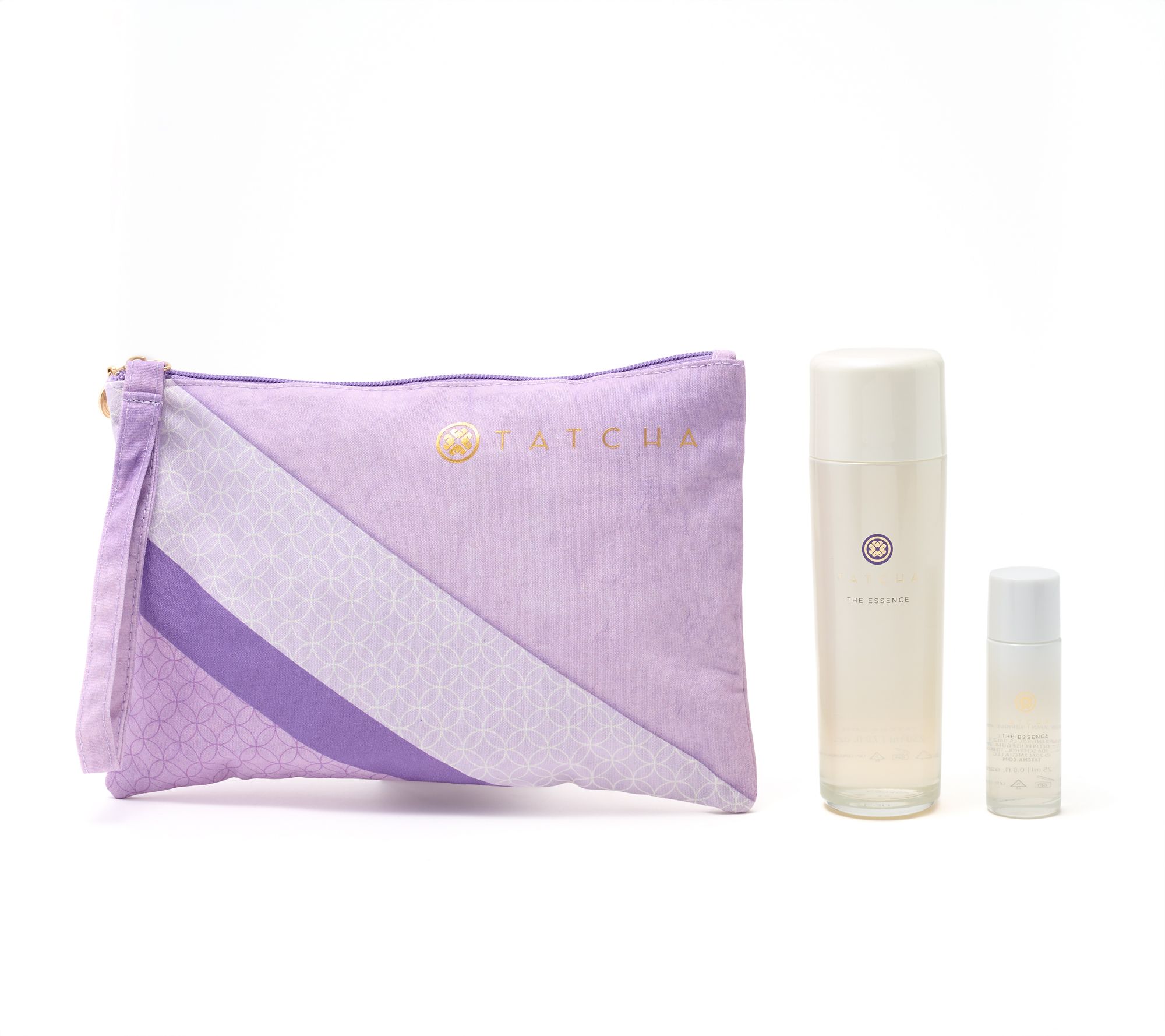 TATCHA Jumbo Essence and Travel Size Essence 2pc Set W Bag - QVC.com