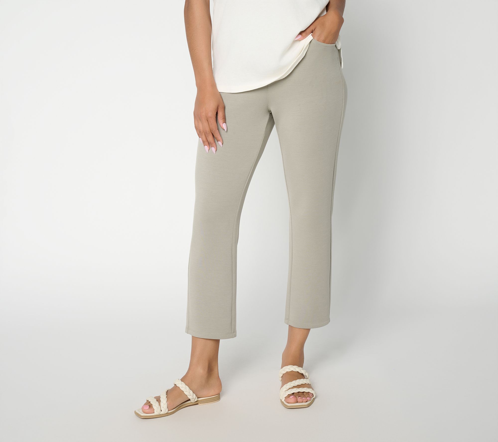 Belle by Kim Gravel Tall ScubaLuxe 5 Pocket Crop Pants