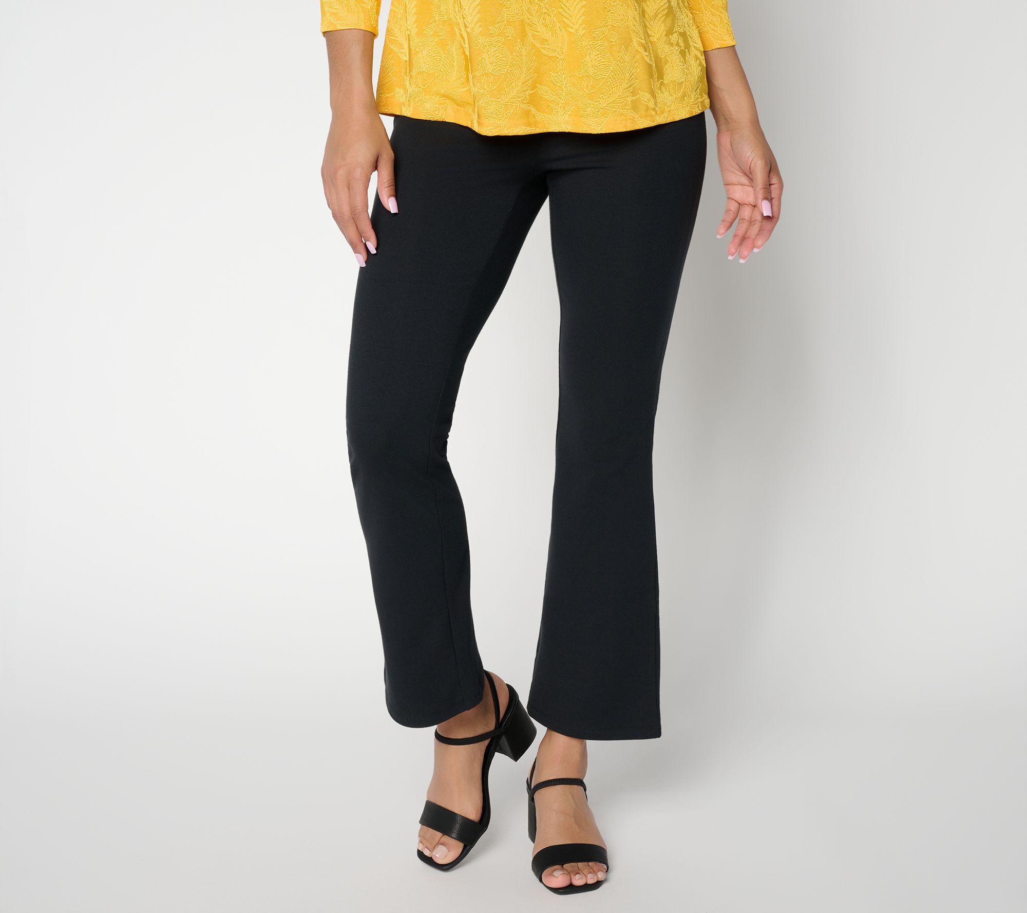 Wicked by Women With Control Regular La Petite Bell Crop Pants