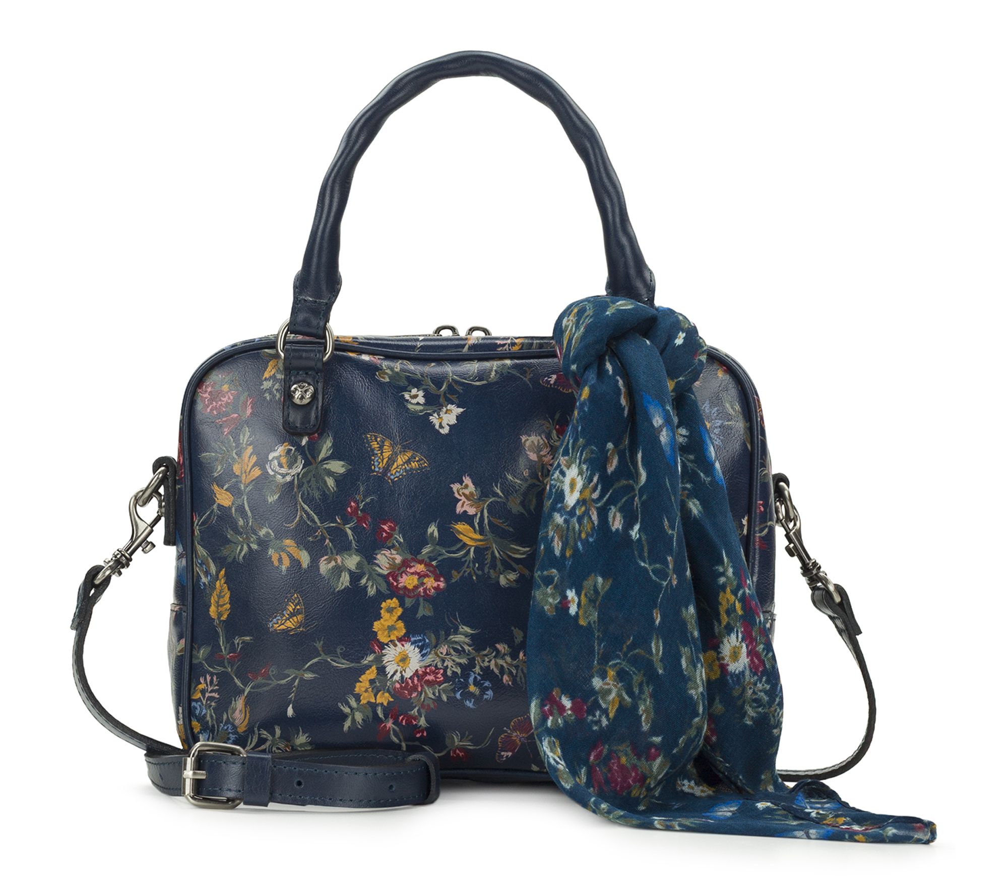 Patricia Nash Artena Satchel Crossbody - Butterfly Gardens