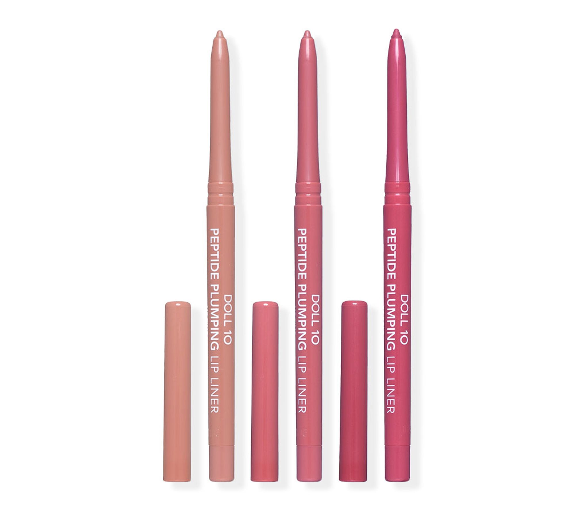 Doll 10 Peptide Plumping Lip Liner Trio