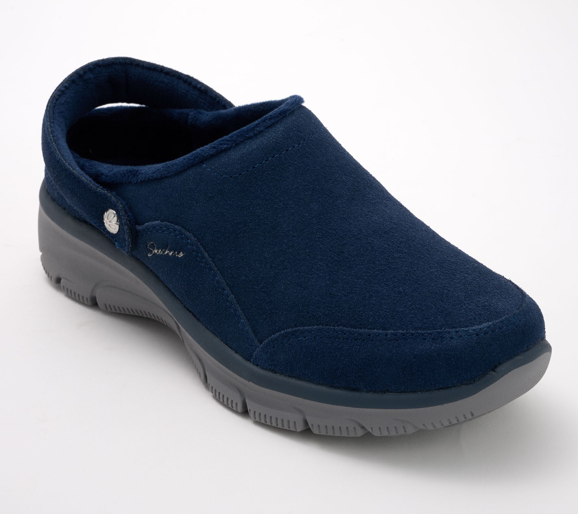 "As Is" Skechers Easy Going Water- Repellent Foldover Mules