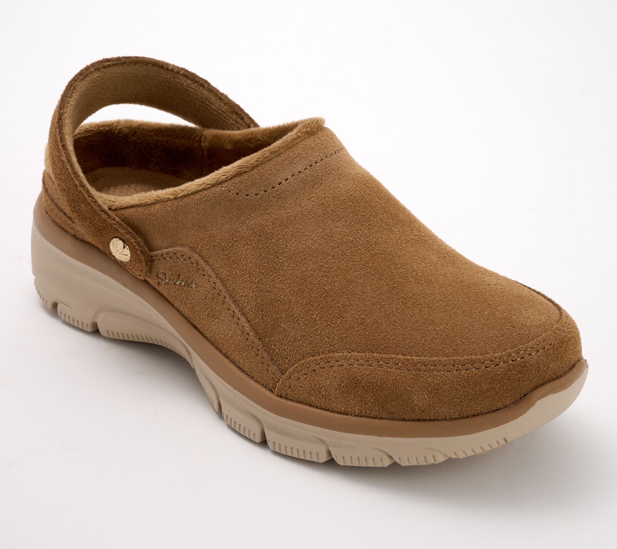 "As Is" Skechers Easy Going Water- Repellent Foldover Mules