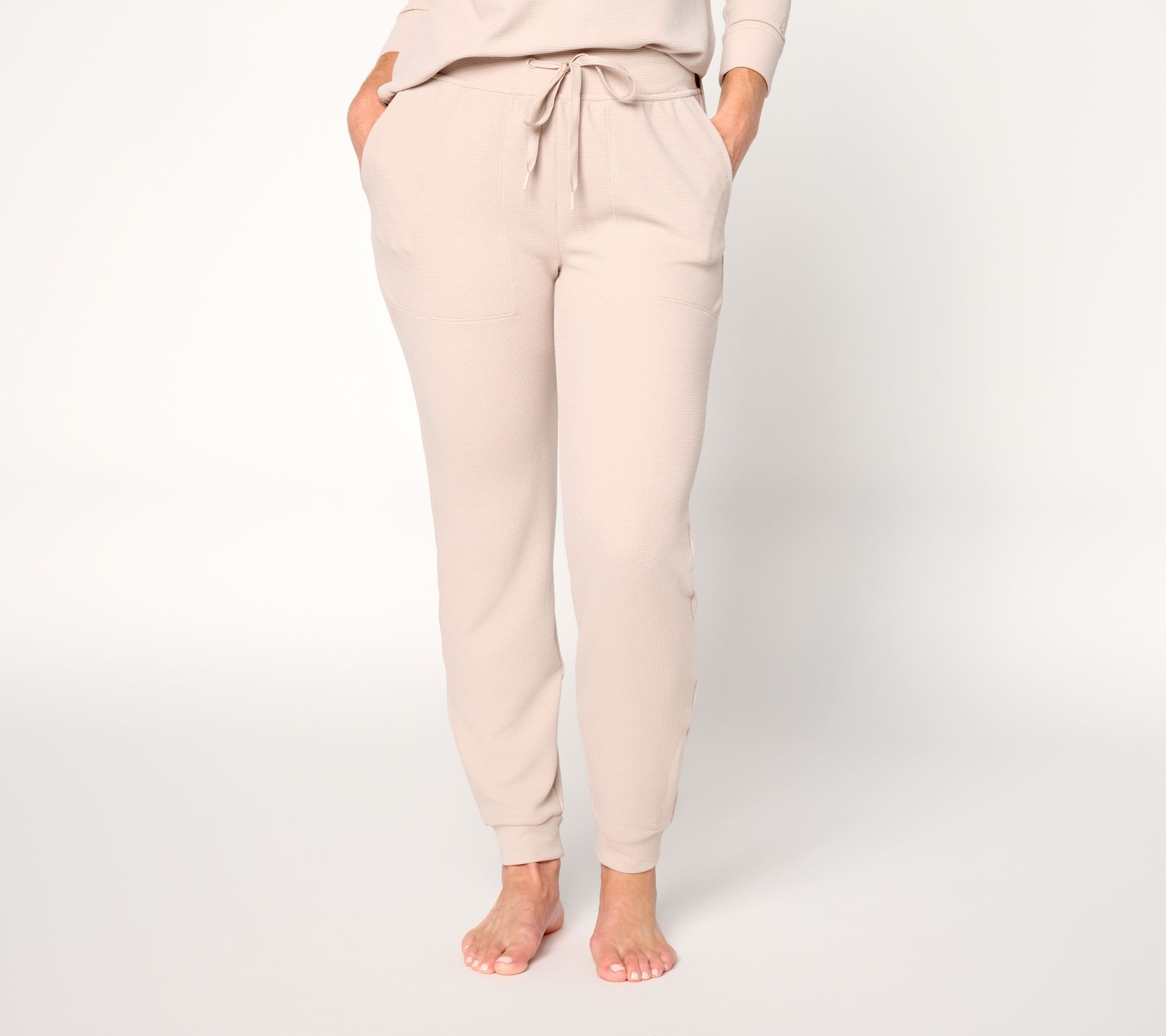 Cuddl Duds Mini Waffle Jogger Pant
