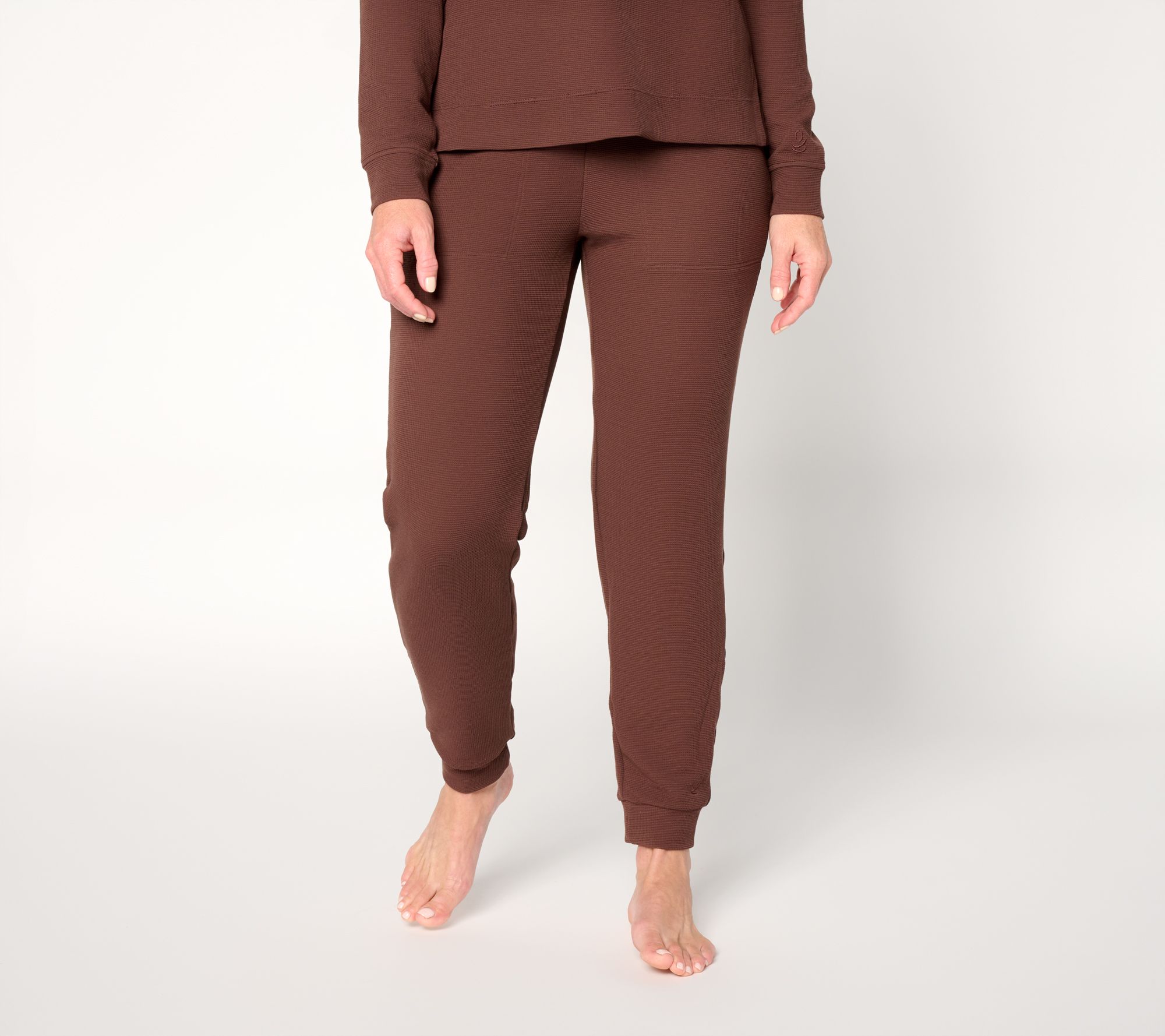 Cuddl Duds Mini Waffle Jogger Pant