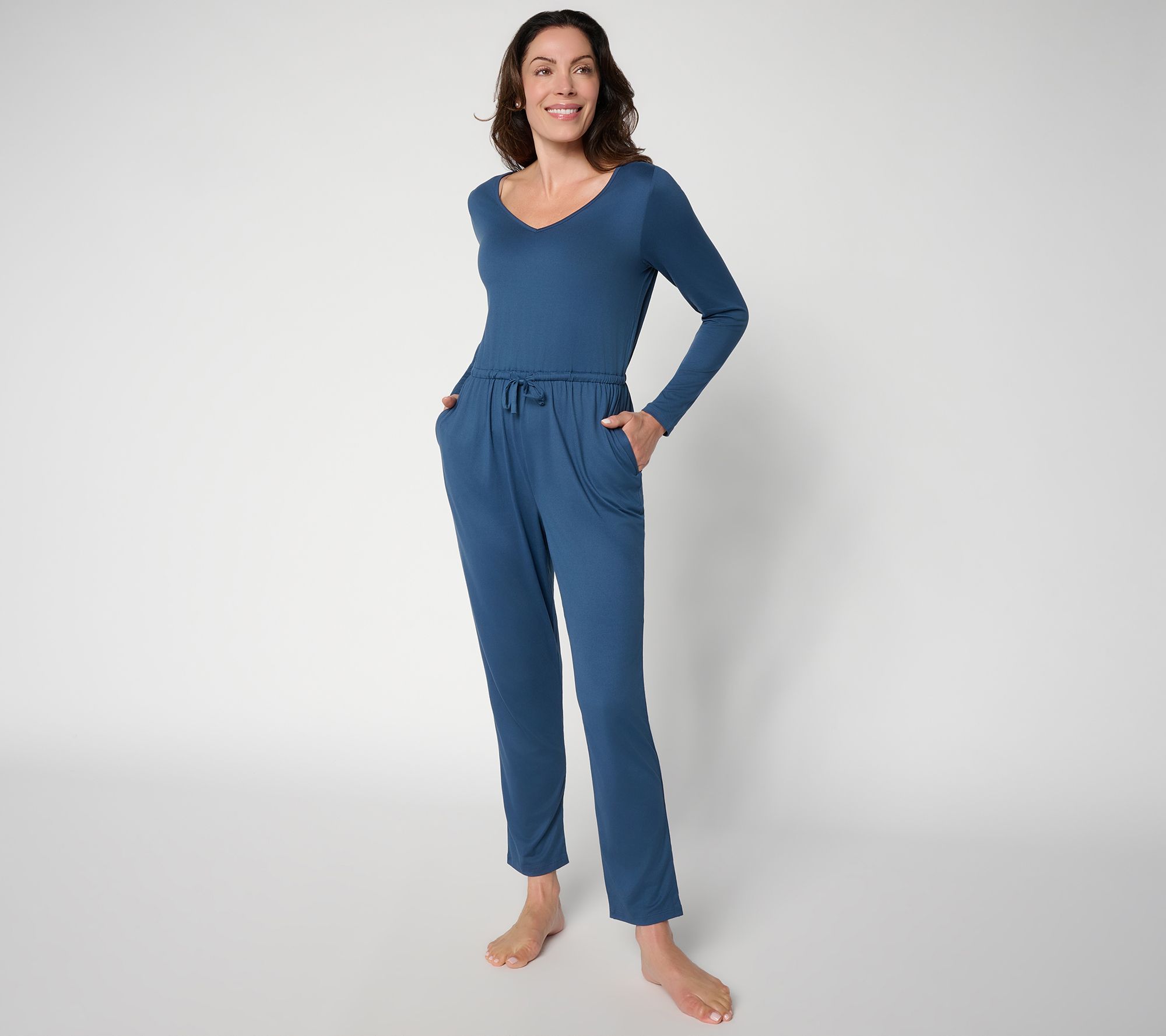 AnyBody Regular Lush Jersey Lounge Jumpsuit