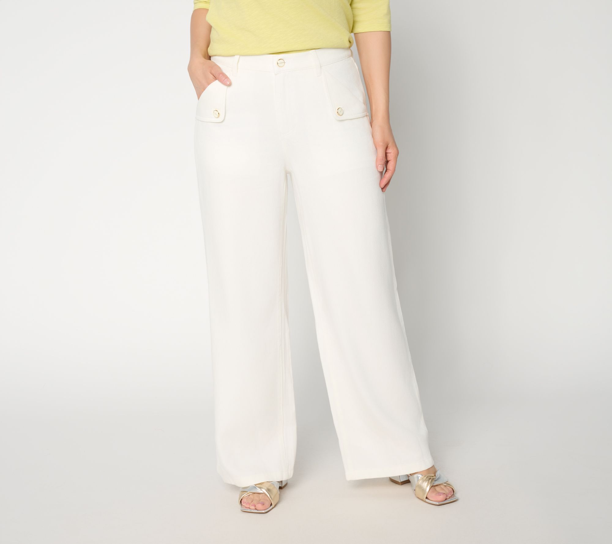 "As Is" Flowee by Aimee Kestenberg Pet Jeans with Back Elastic Waist