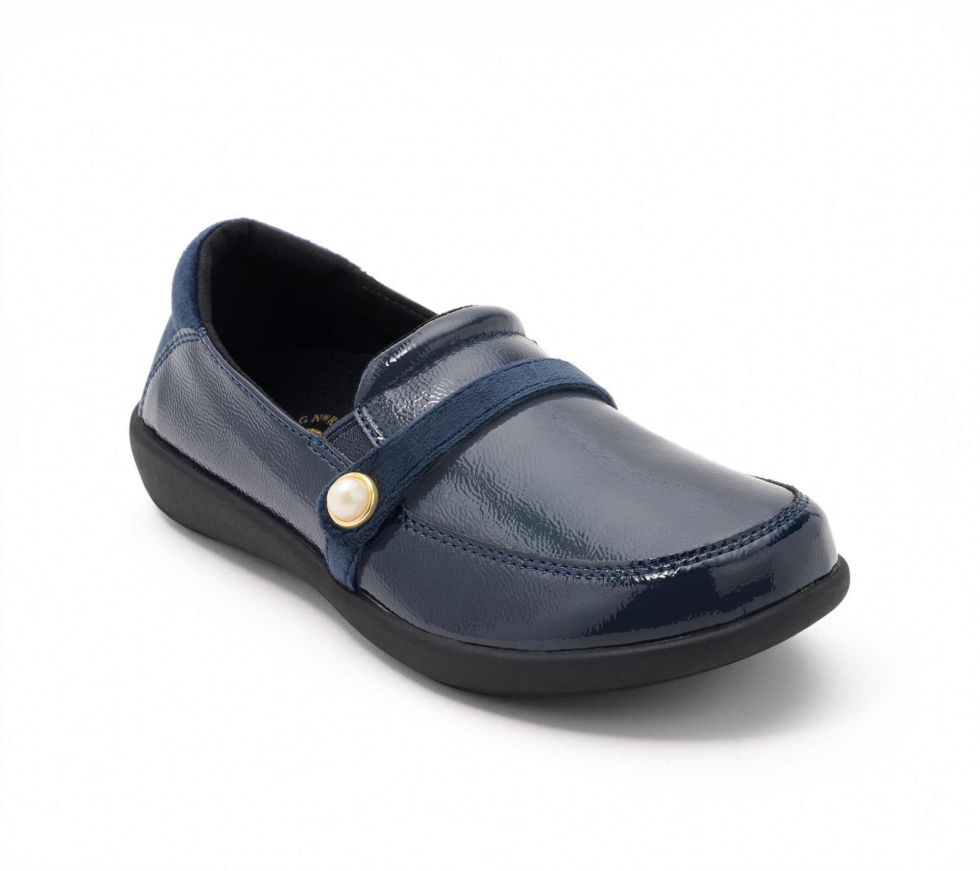 Revitalign Orthotic Pearl Detail Slip-Ons - Siesta Majestic