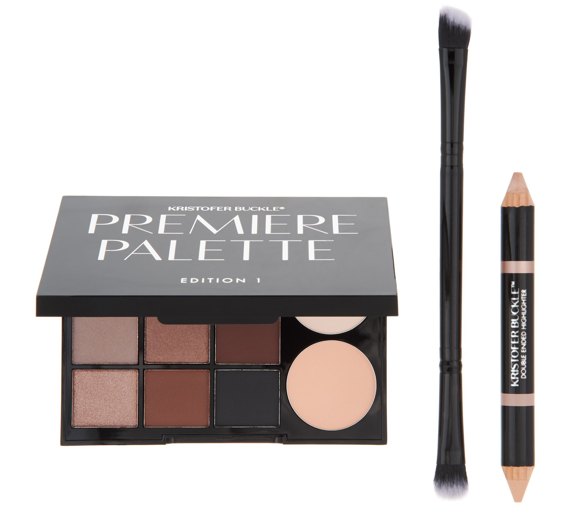 Kristofer Buckle Premiere Palette w/Brush & Highlight - A300828