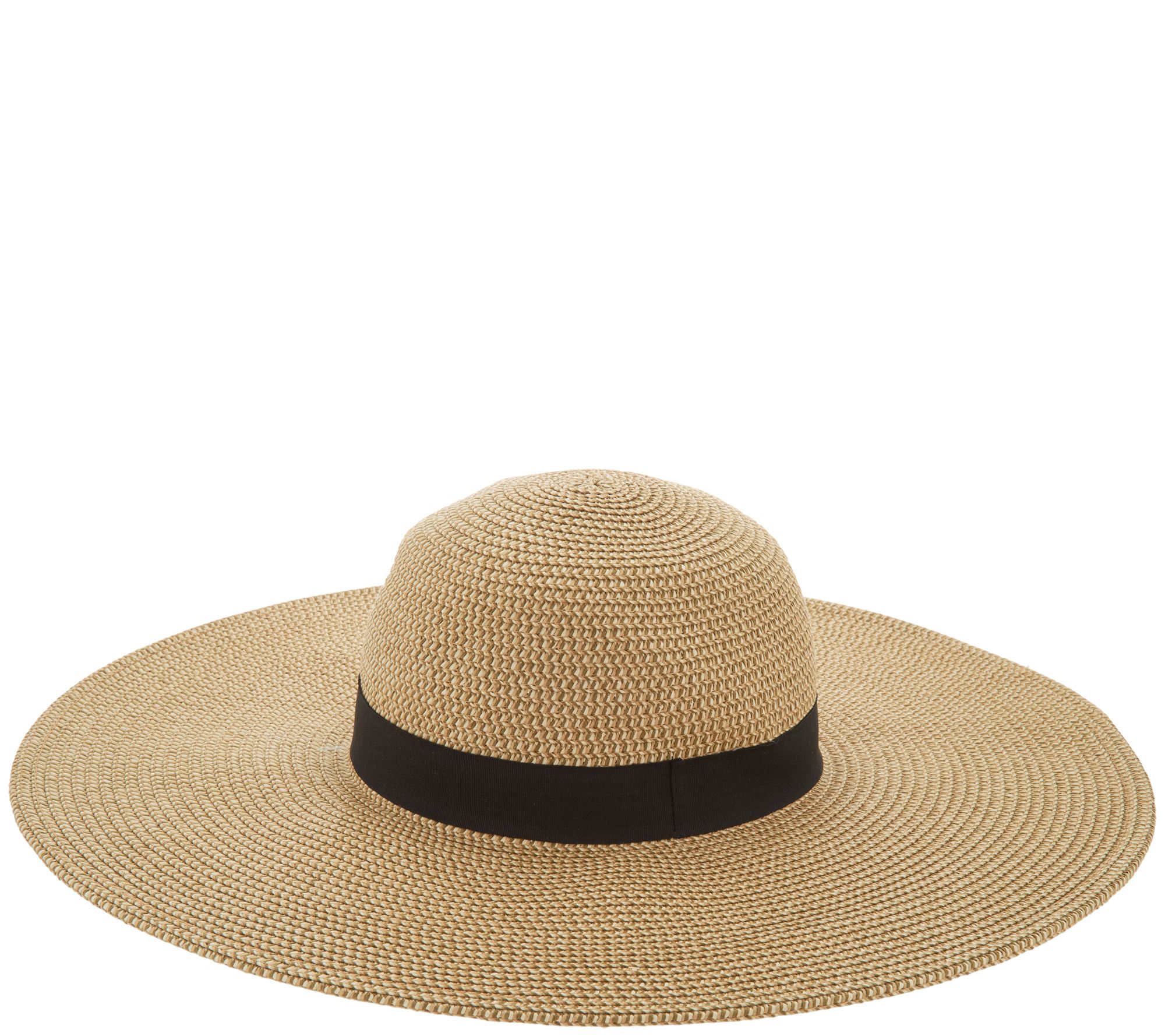Attitudes by Renee Straw Hat with Sun Protection 