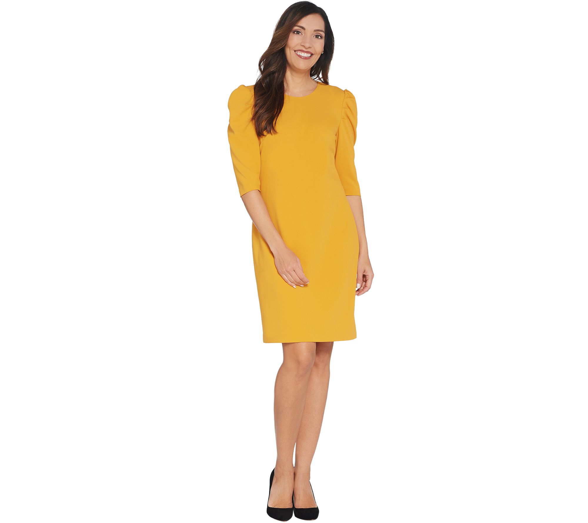 vince camuto puff sleeve dress