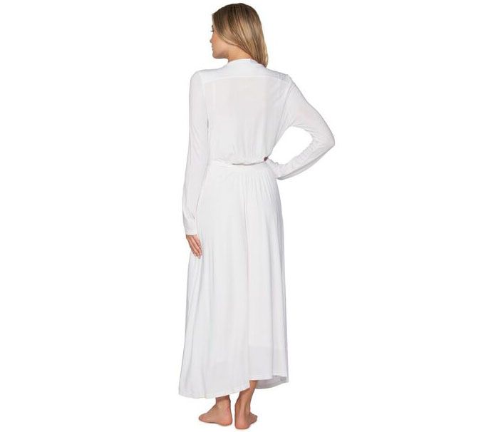 Barefoot Dreams Luxe Milk Jersey Long Robe - QVC.com