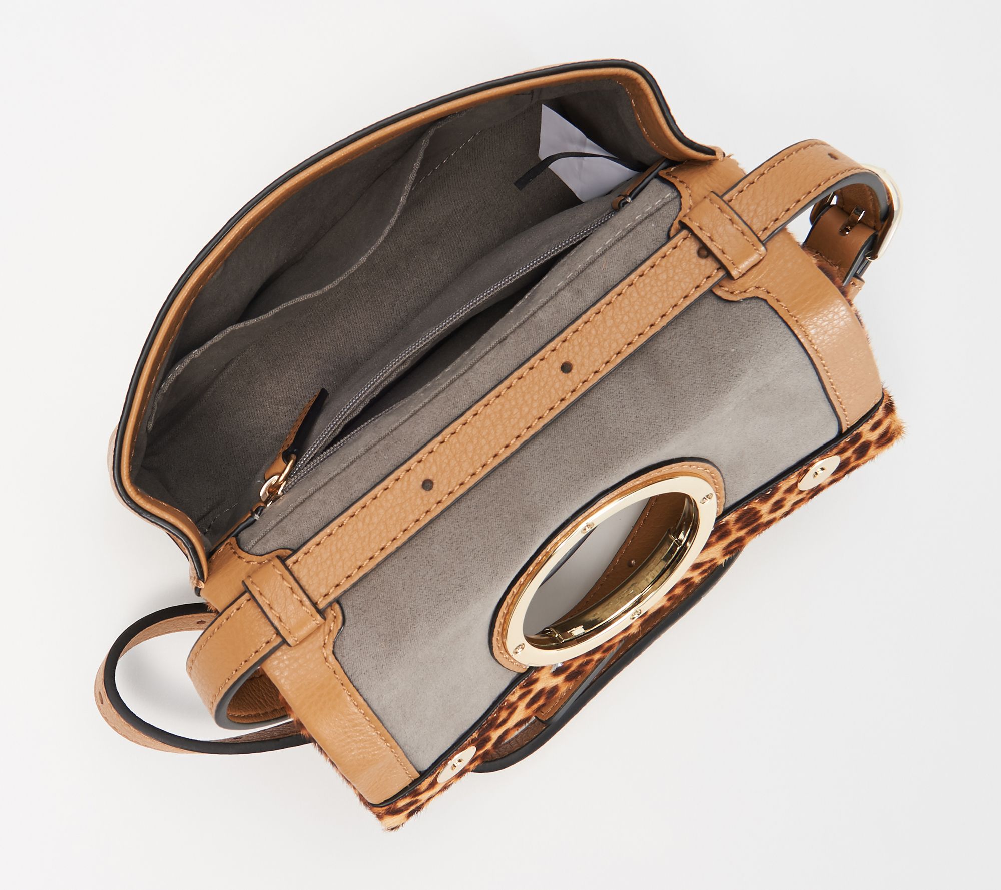 Vince Camuto Haircalf Leather Belt Bag - Kimi - QVC.com