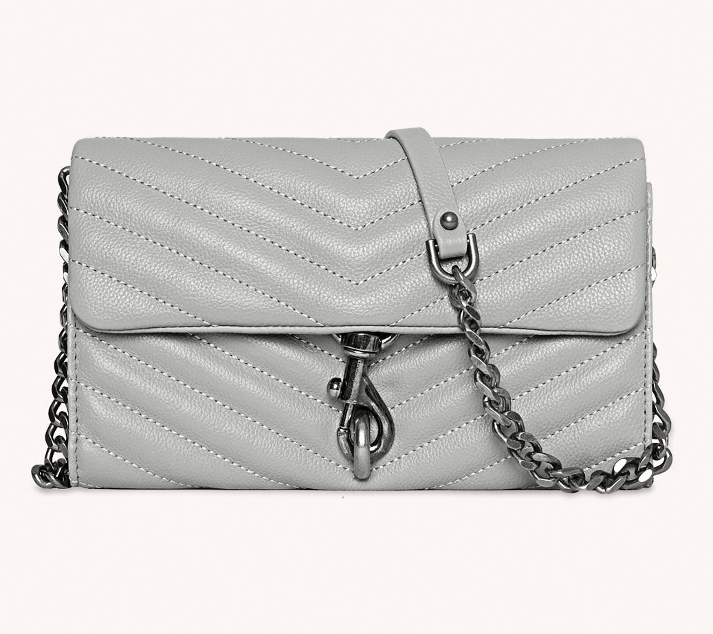 Rebecca Minkoff Leather Edie Wallet on Chain - QVC.com