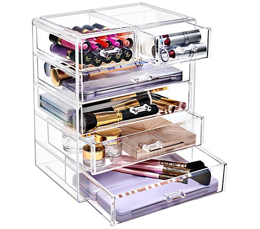 Sorbus Makeup and Jewelry Storage Case with 6 Drawers