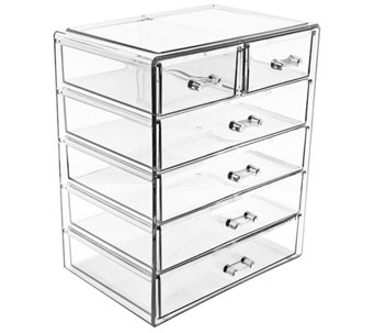 Sorbus Makeup and Jewelry Storage Case with 6 Drawers - A411828