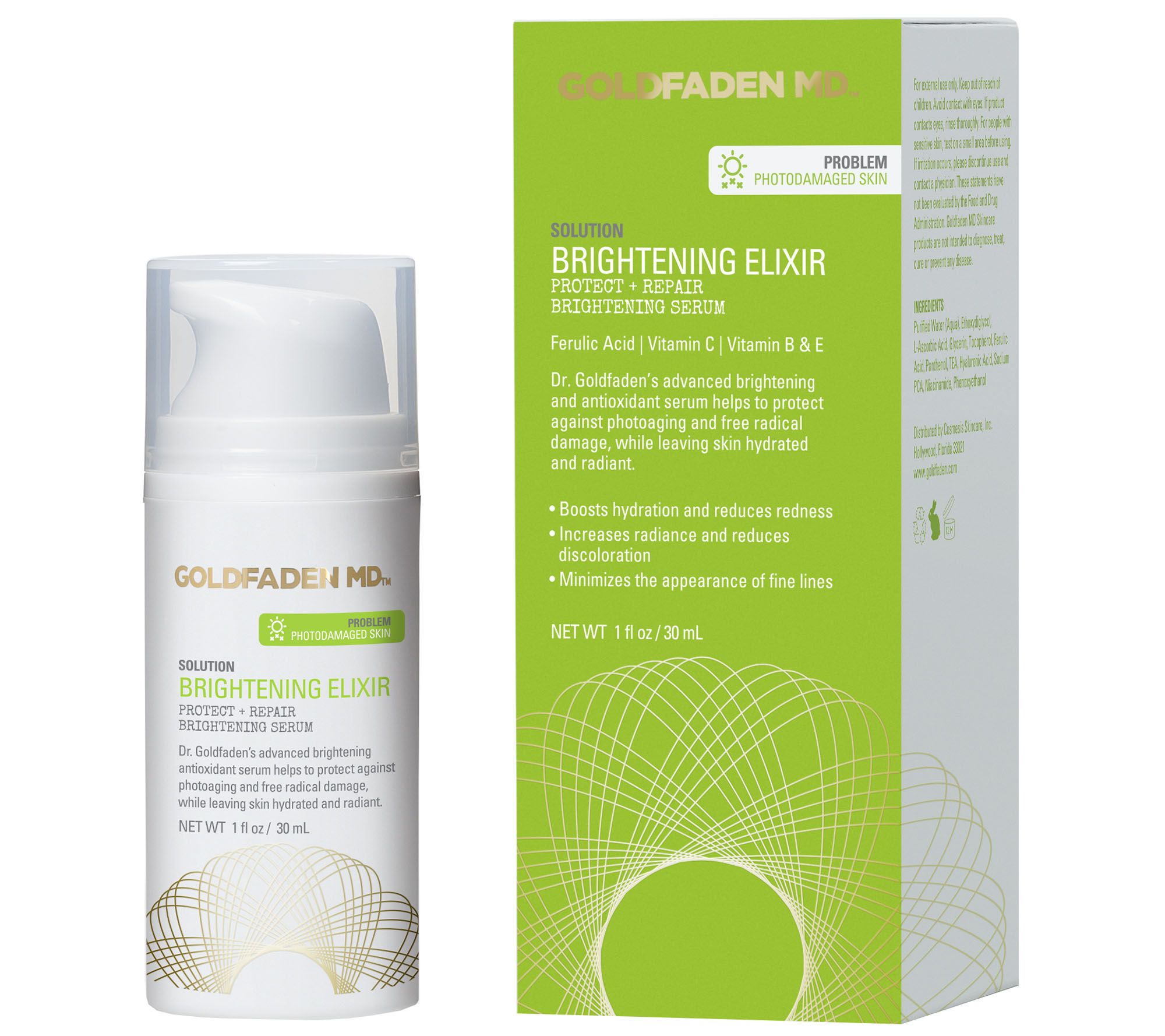 GOLDFADEN MD Brightening Elixir Protect + Repair Serum