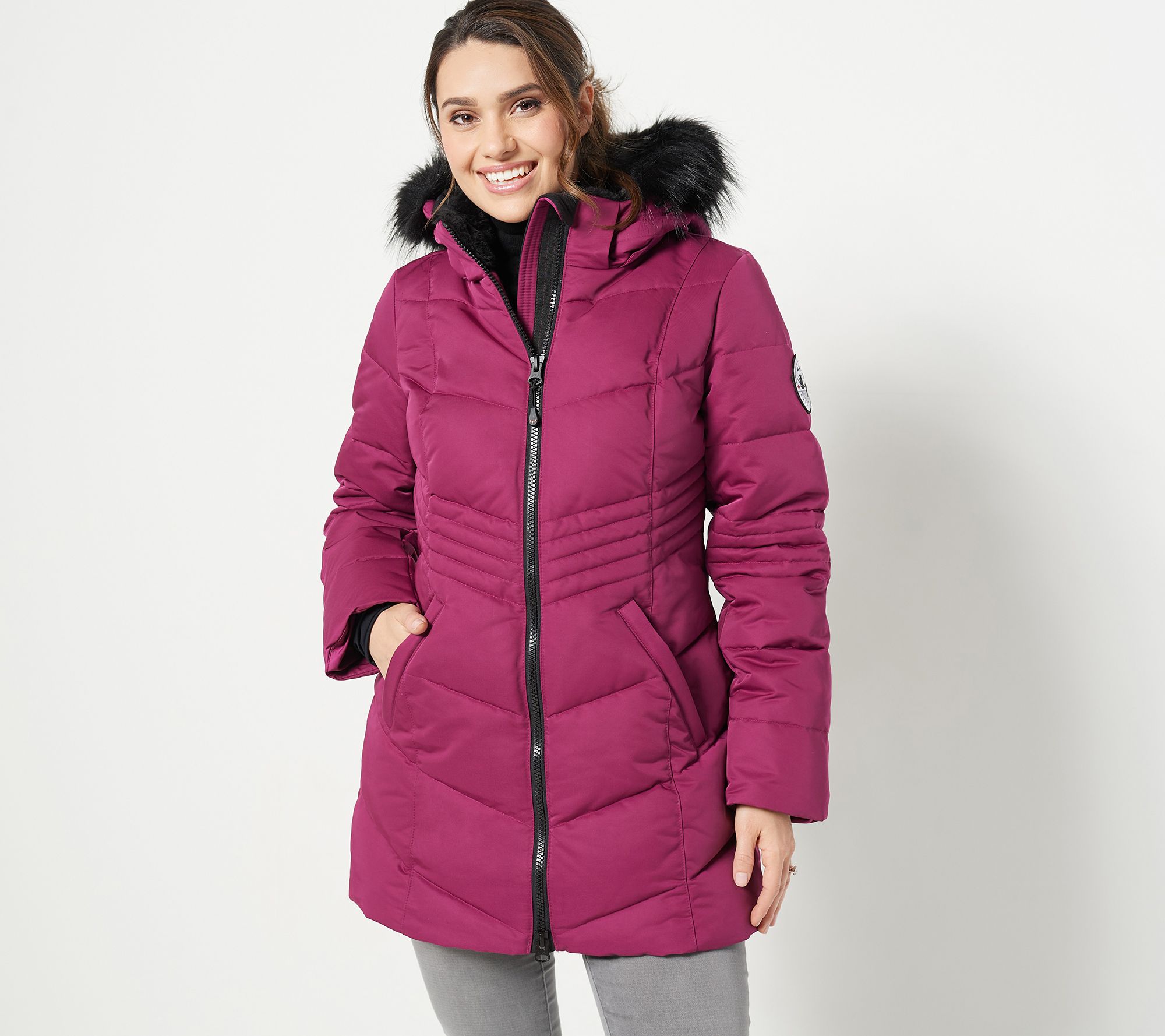 Arctic Expedition Quilted Parka Chevron Down